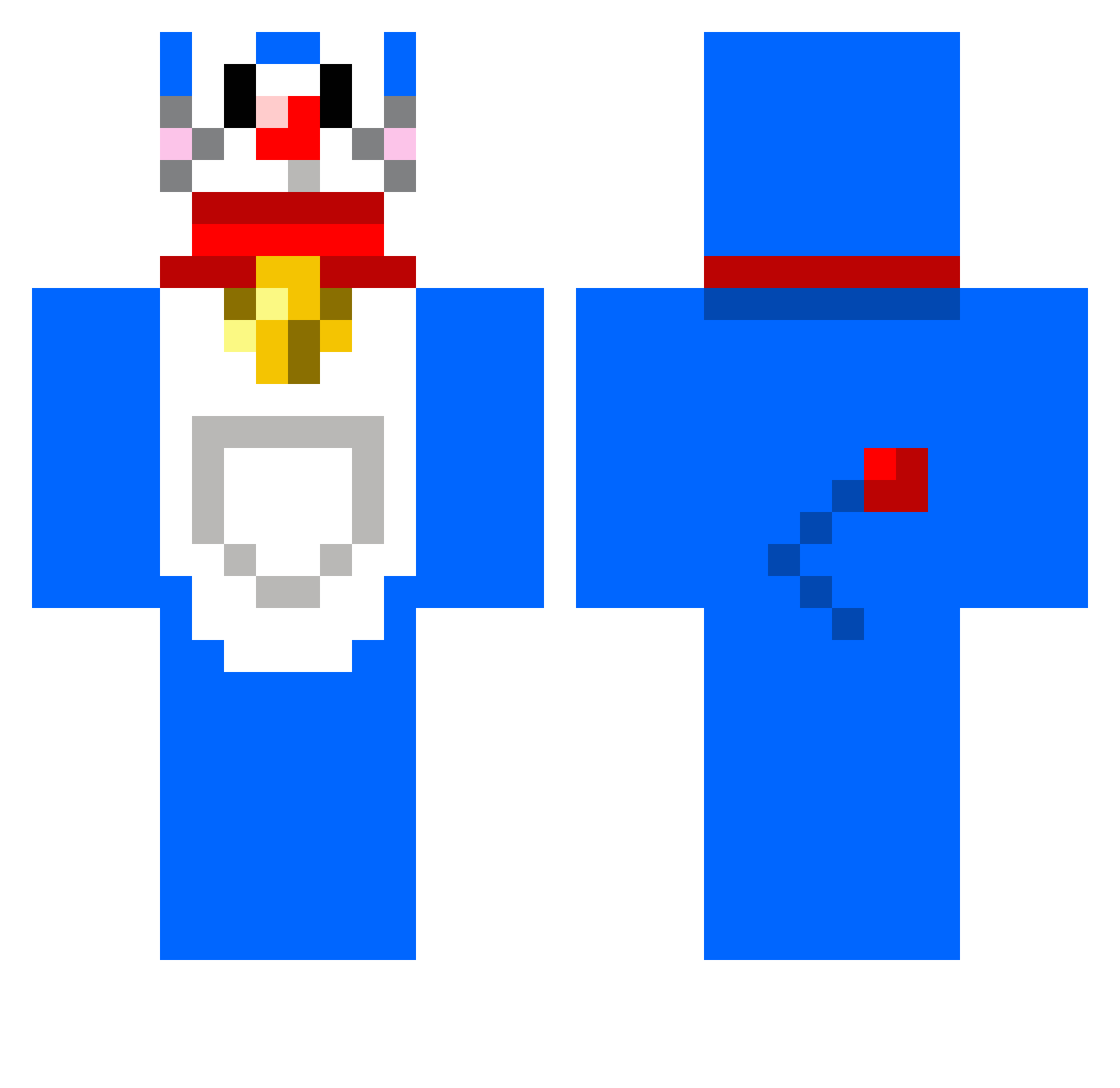 esps009 Minecraft skin, front and back view