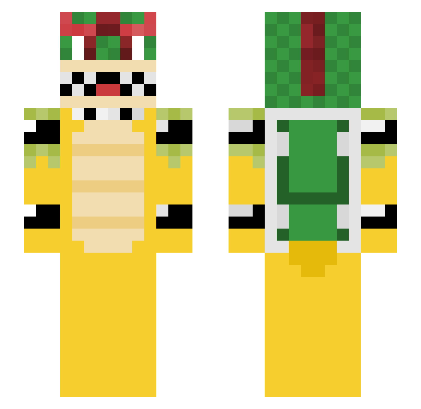 _broke_o Minecraft skin, front and back view
