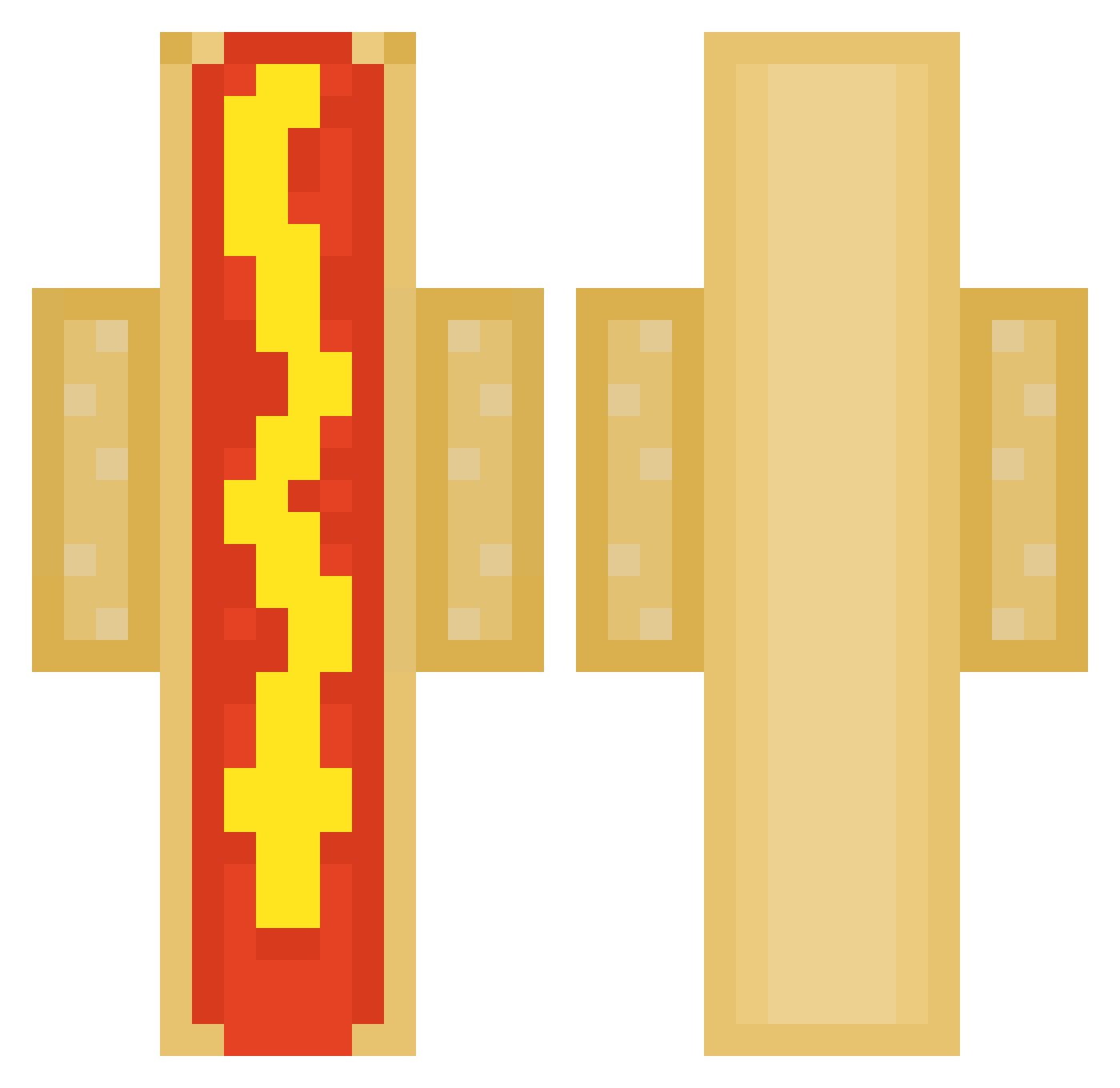 Donner221 Minecraft skin, front and back view
