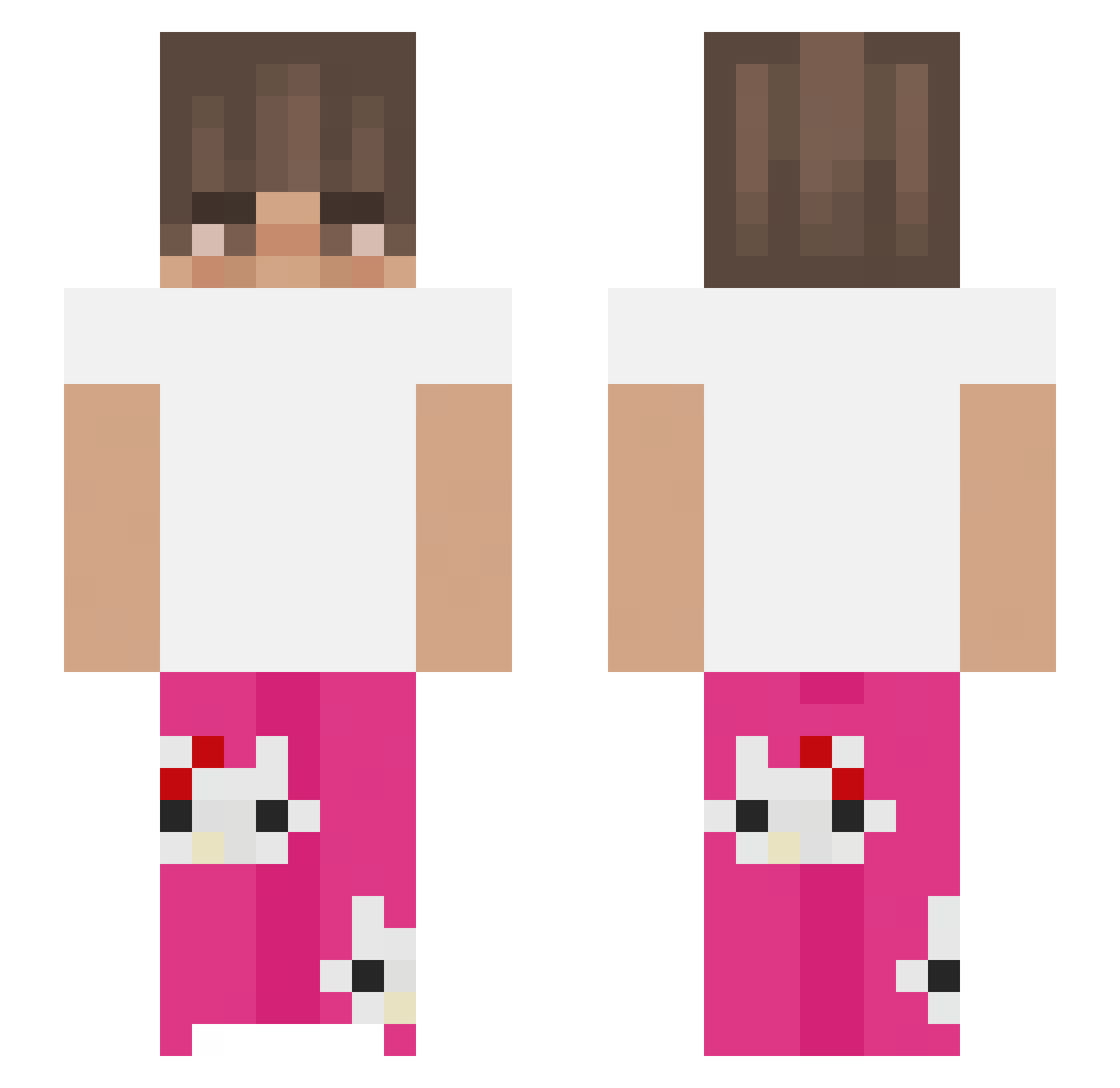 soap1440 Minecraft skin, front and back view