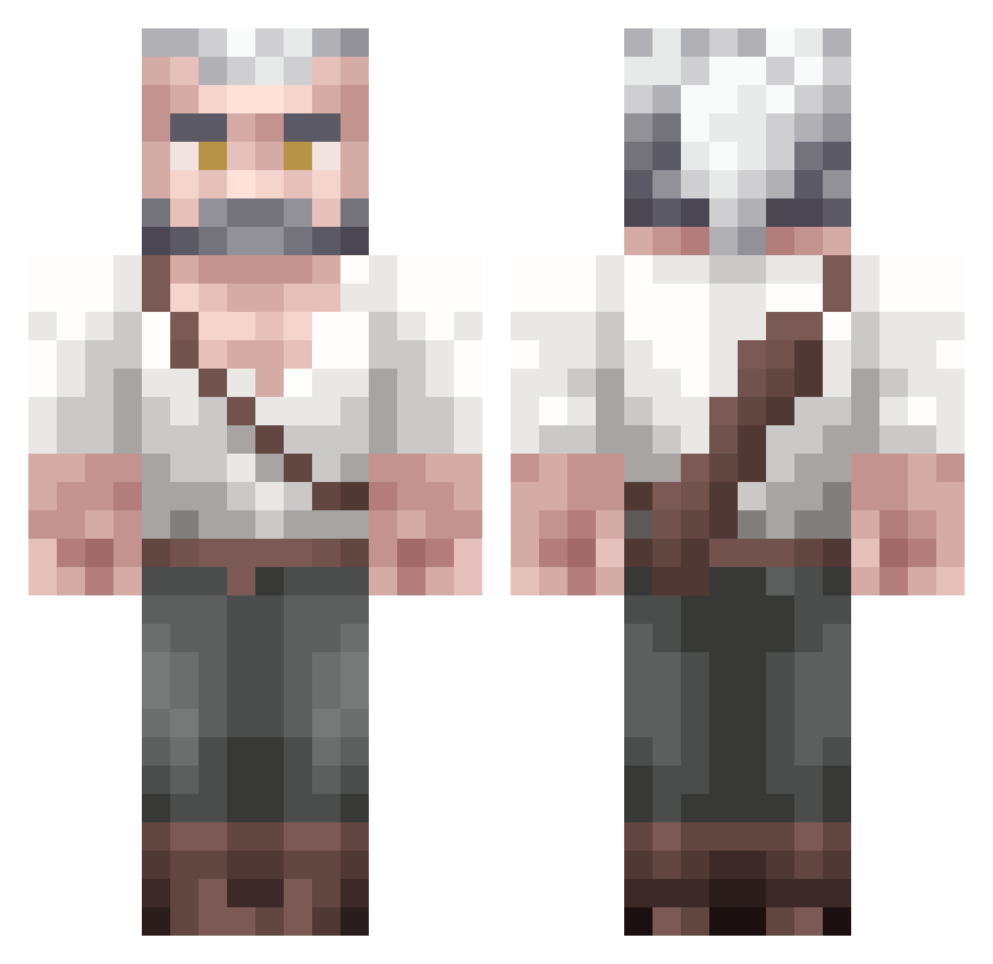 dhexther - the witcher Minecraft skin