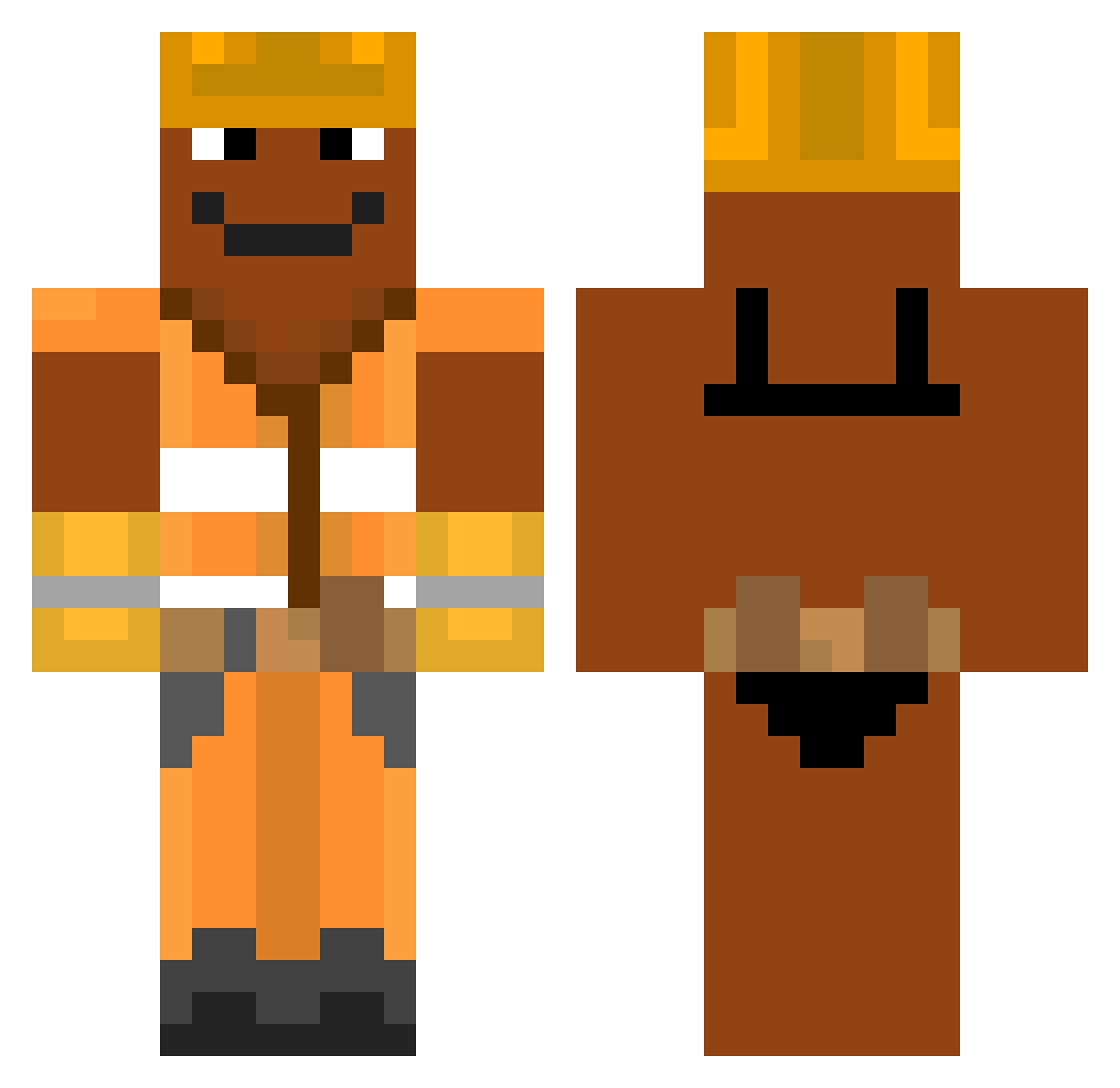 So_Bebri42 Minecraft skin, front and back view