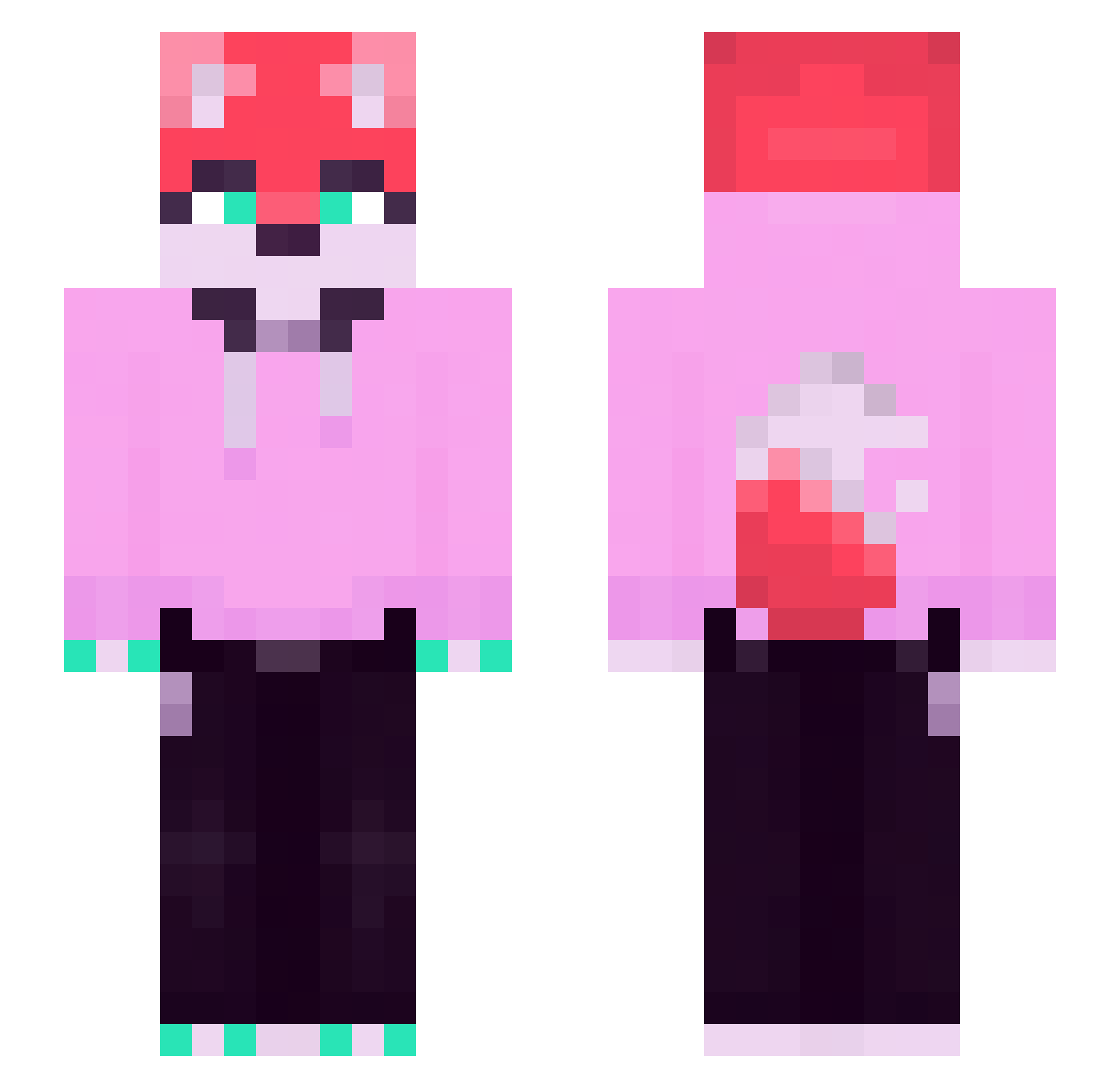 _Antonie_ Minecraft skin, front and back view