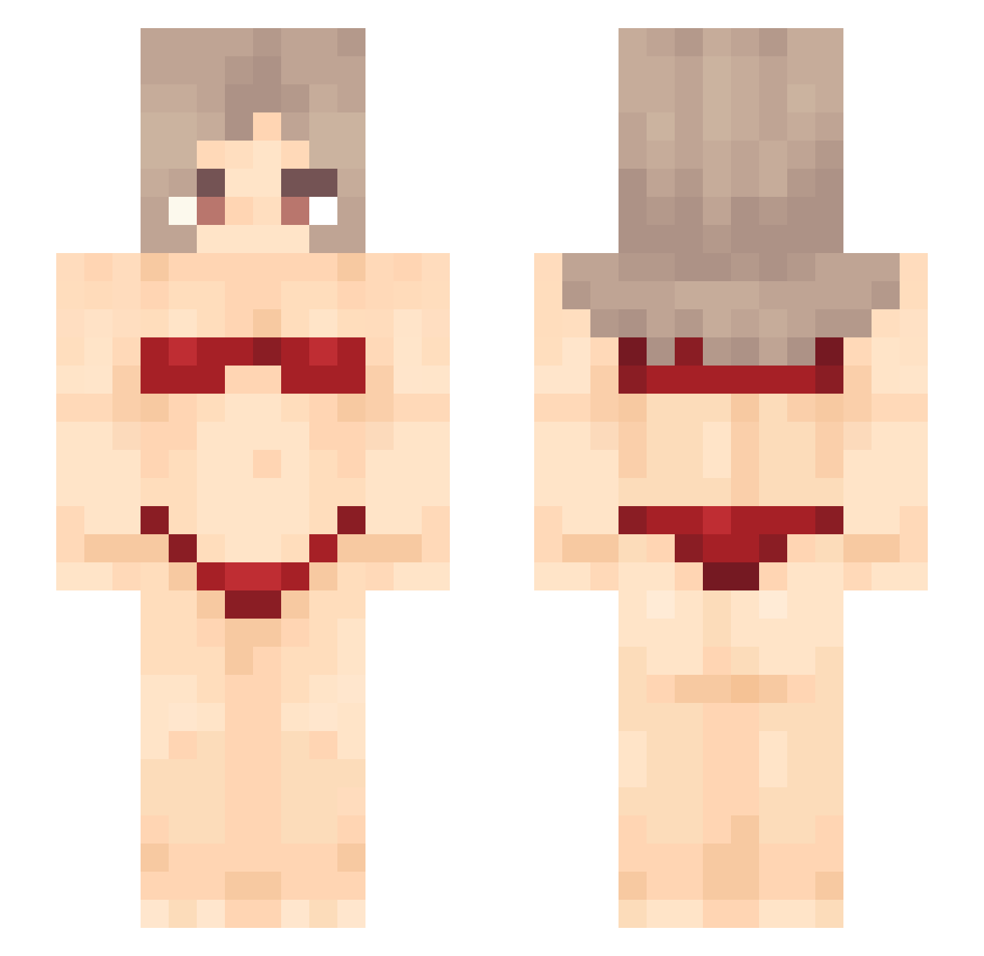 nyaalyn_OwO Minecraft skin, front and back view