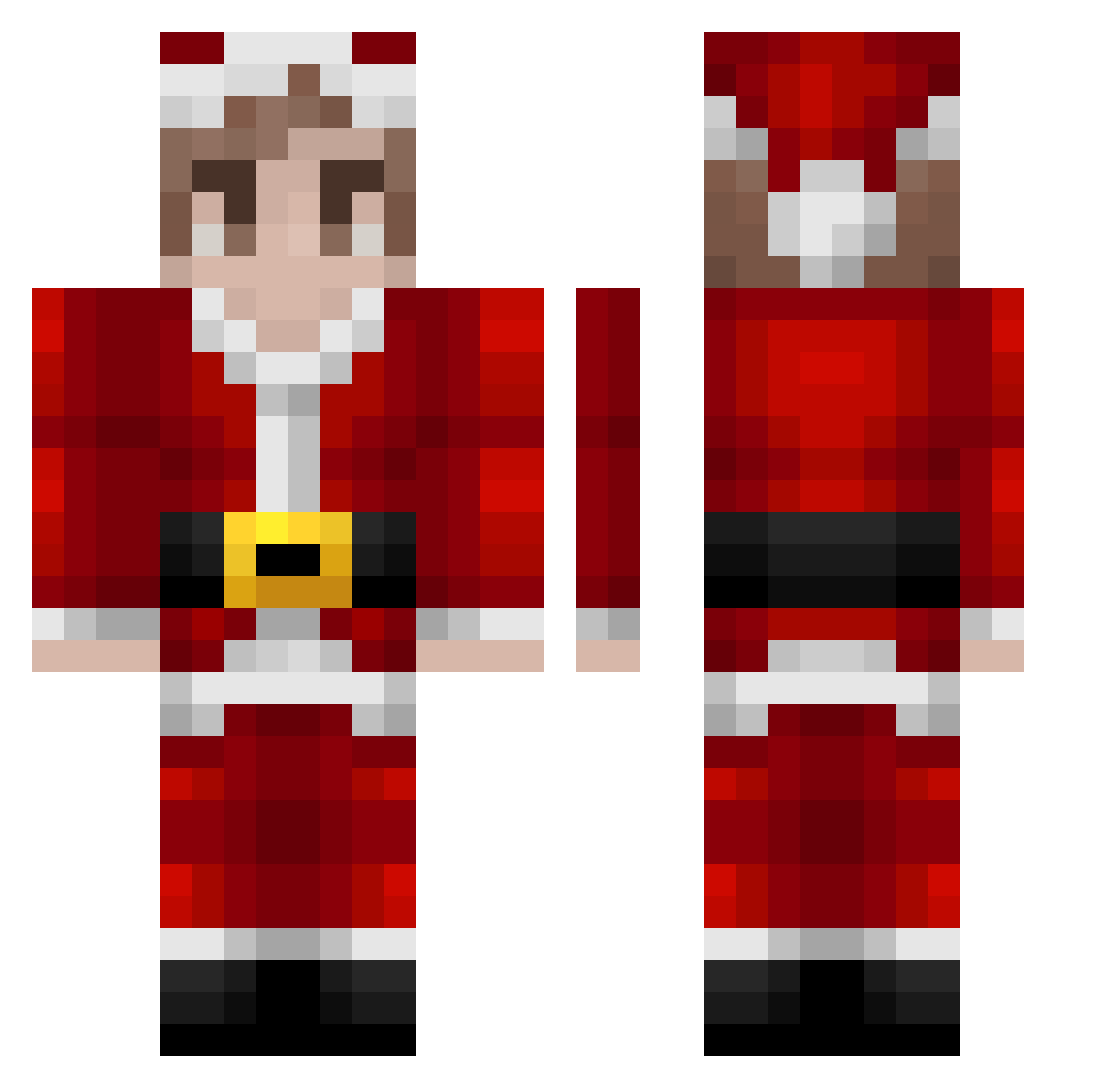 ultralight69 Minecraft skin, front and back view