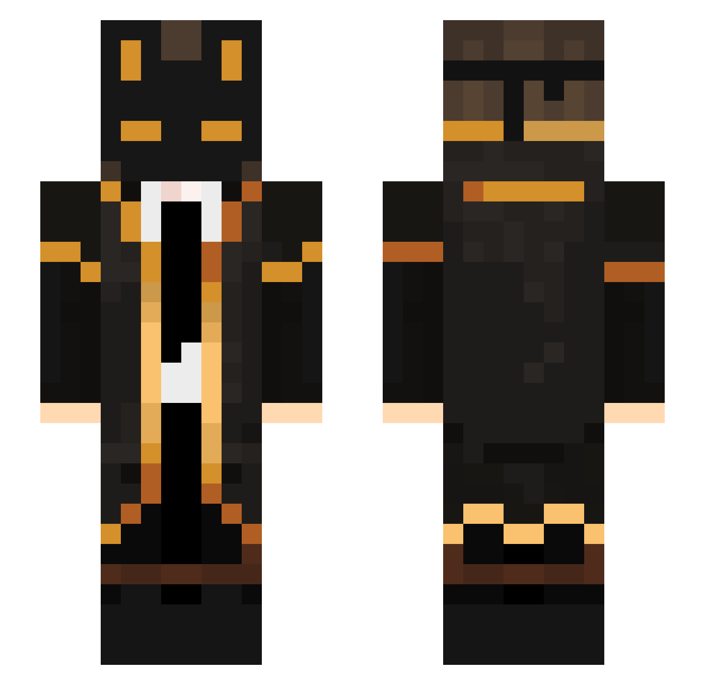 elitefrostbite Minecraft skin, front and back view