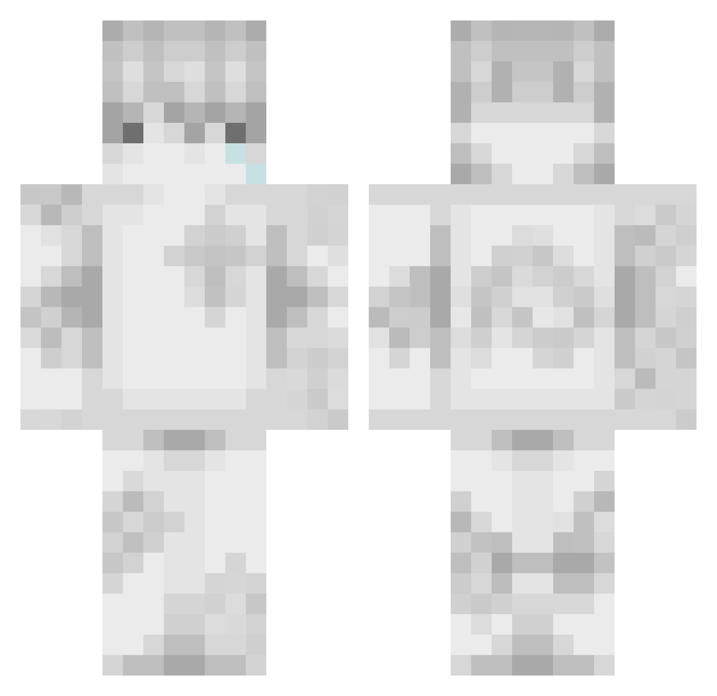 zVolker Minecraft skin, front and back view