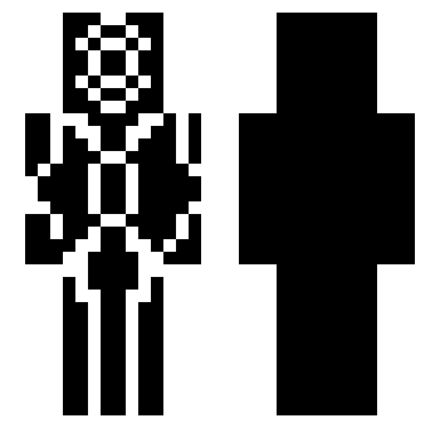 Indoicedragon Minecraft skin, front and back view