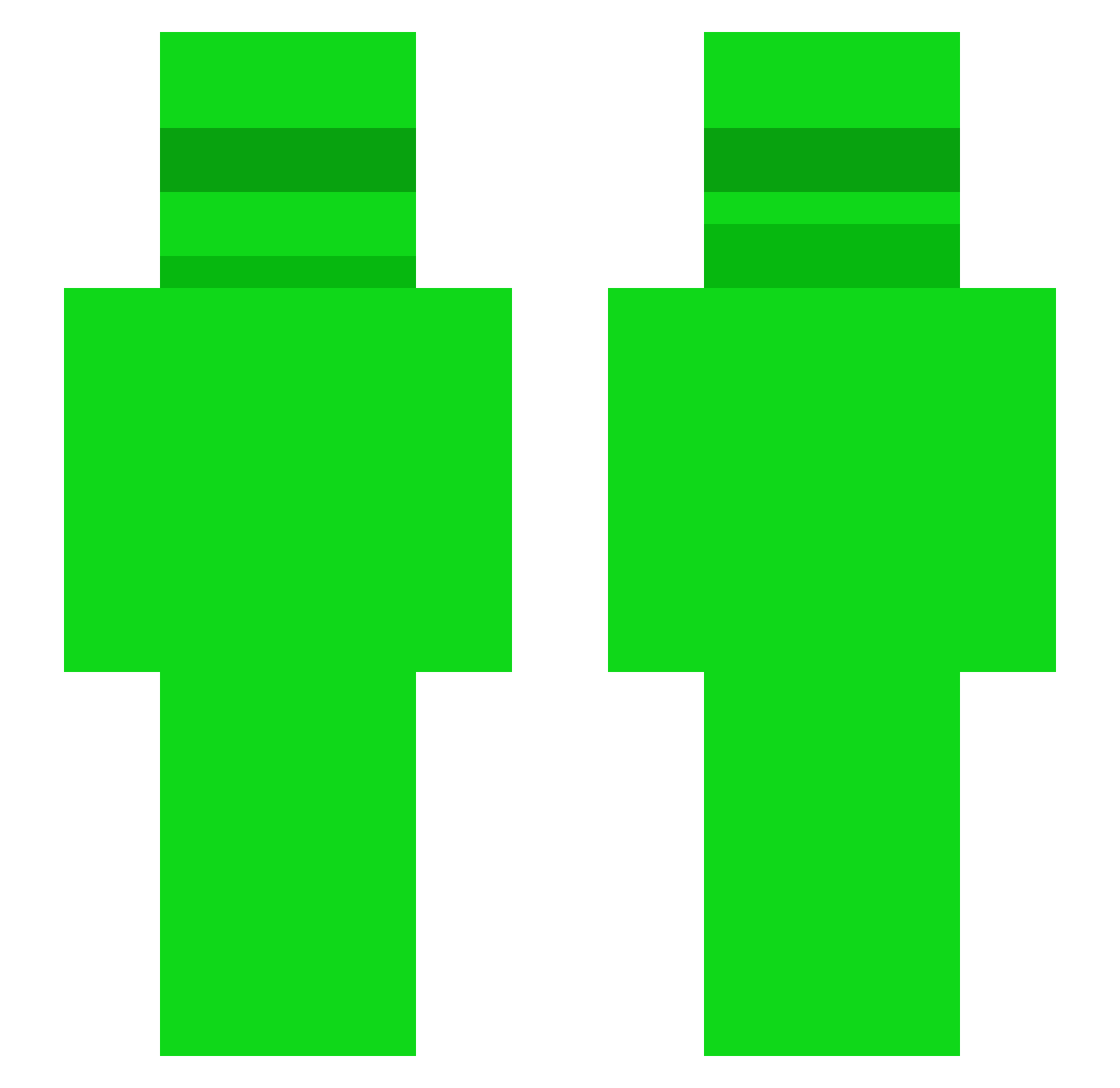 ItzyaboiCTF Minecraft skin, front and back view