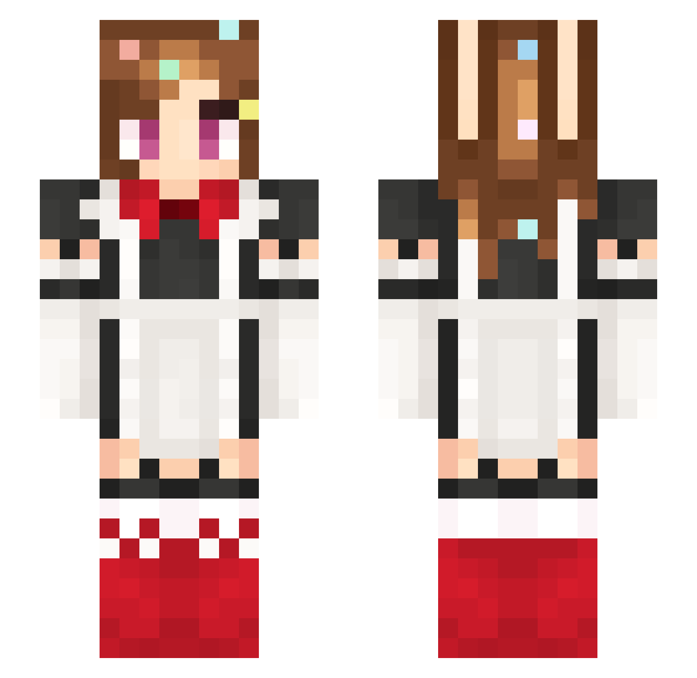 furrygamerboy Minecraft skin, front and back view