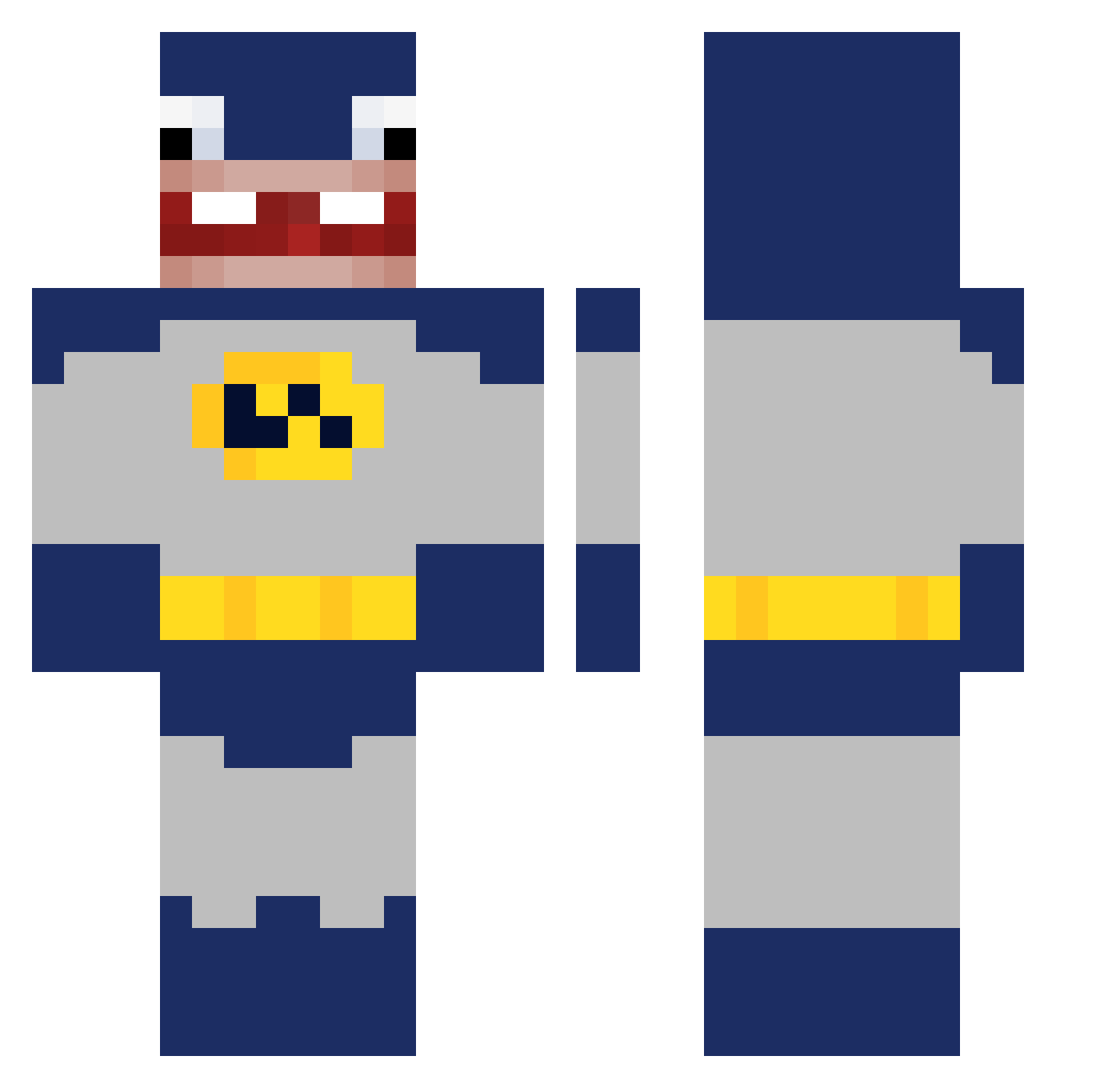 EmBanChuoi Minecraft skin, front and back view