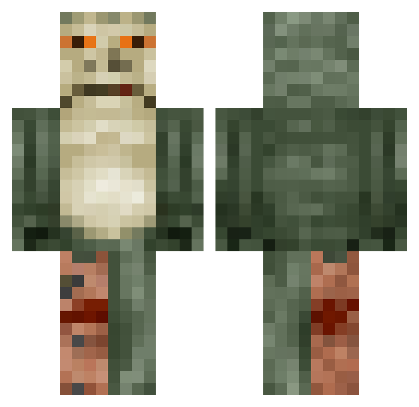 liza_anokhina Minecraft skin, front and back view