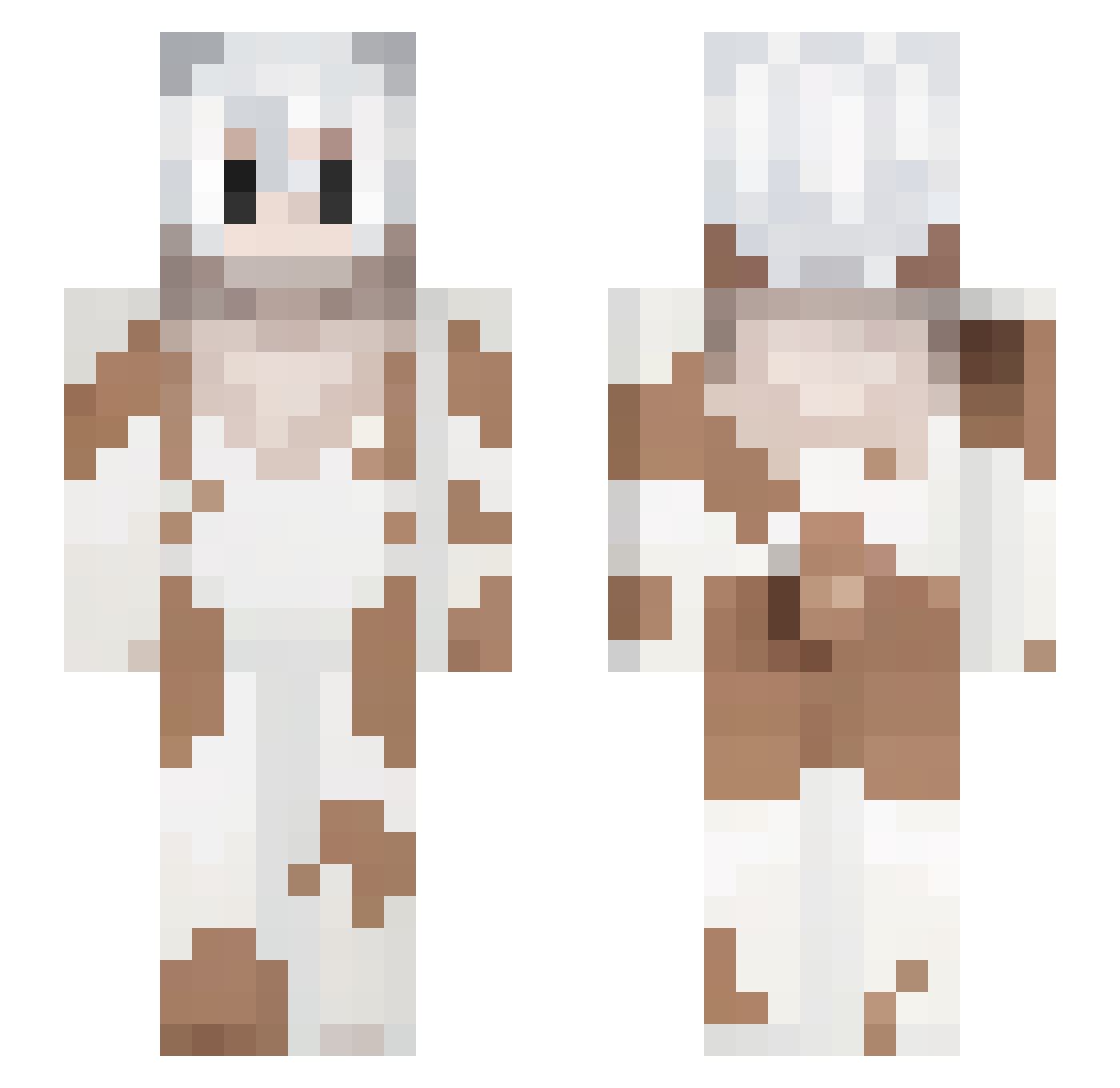 EmmN_Emm Minecraft skin, front and back view
