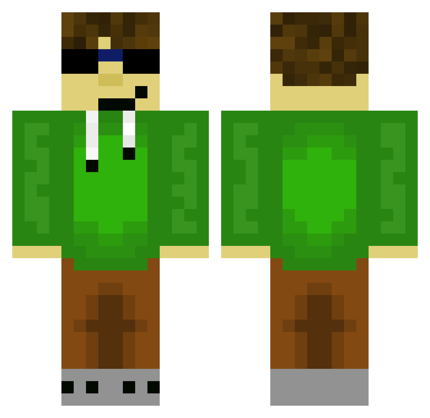dobby_the_first Minecraft skin, front and back view