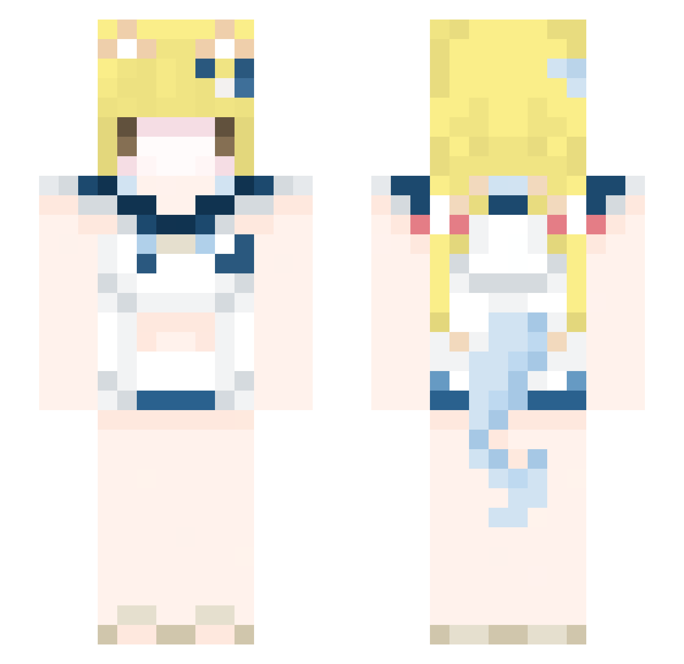 leminhphuong Minecraft skin, front and back view