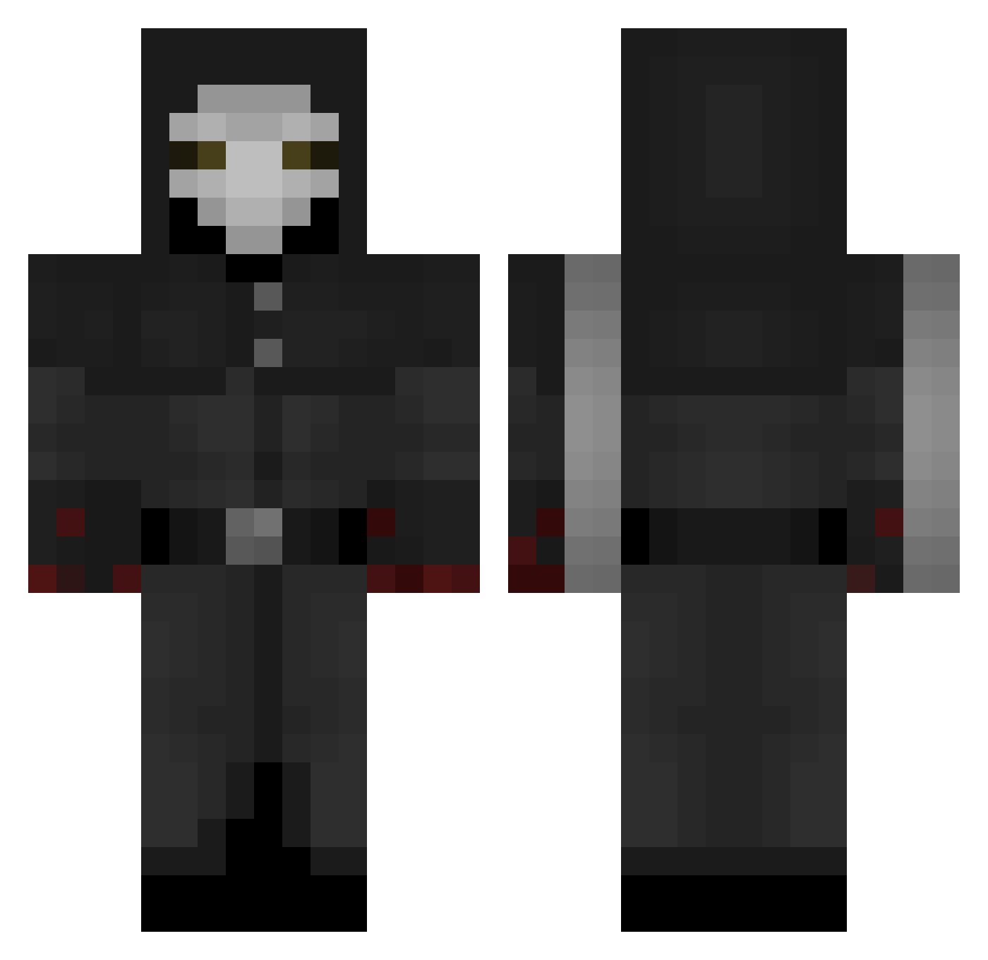 rafal19840 Minecraft skin, front and back view