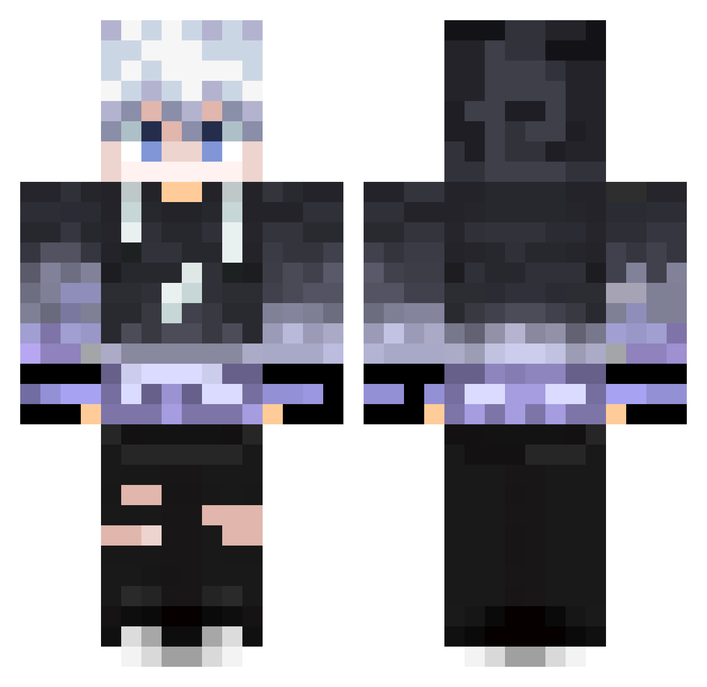 eita0913kame Minecraft skin, front and back view
