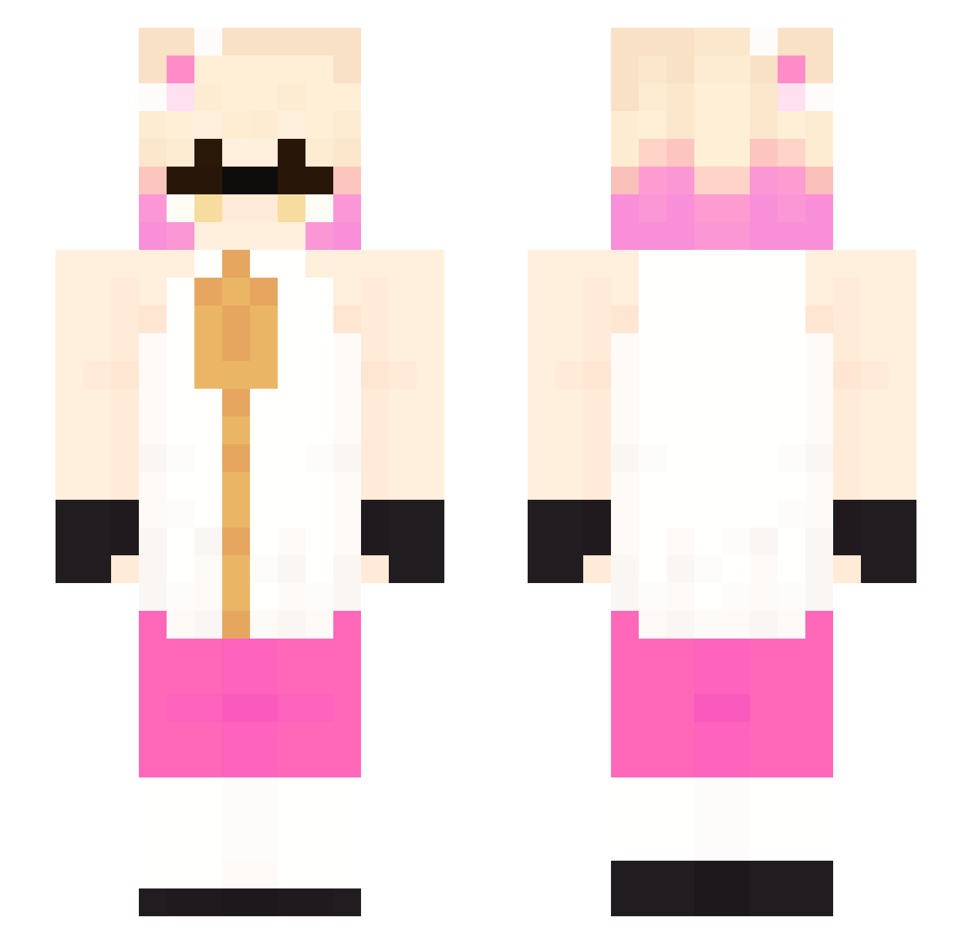 meme_milk1 Minecraft skin, front and back view