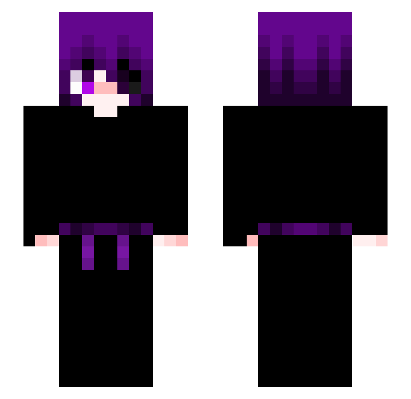 STARmafioso Minecraft skin, front and back view