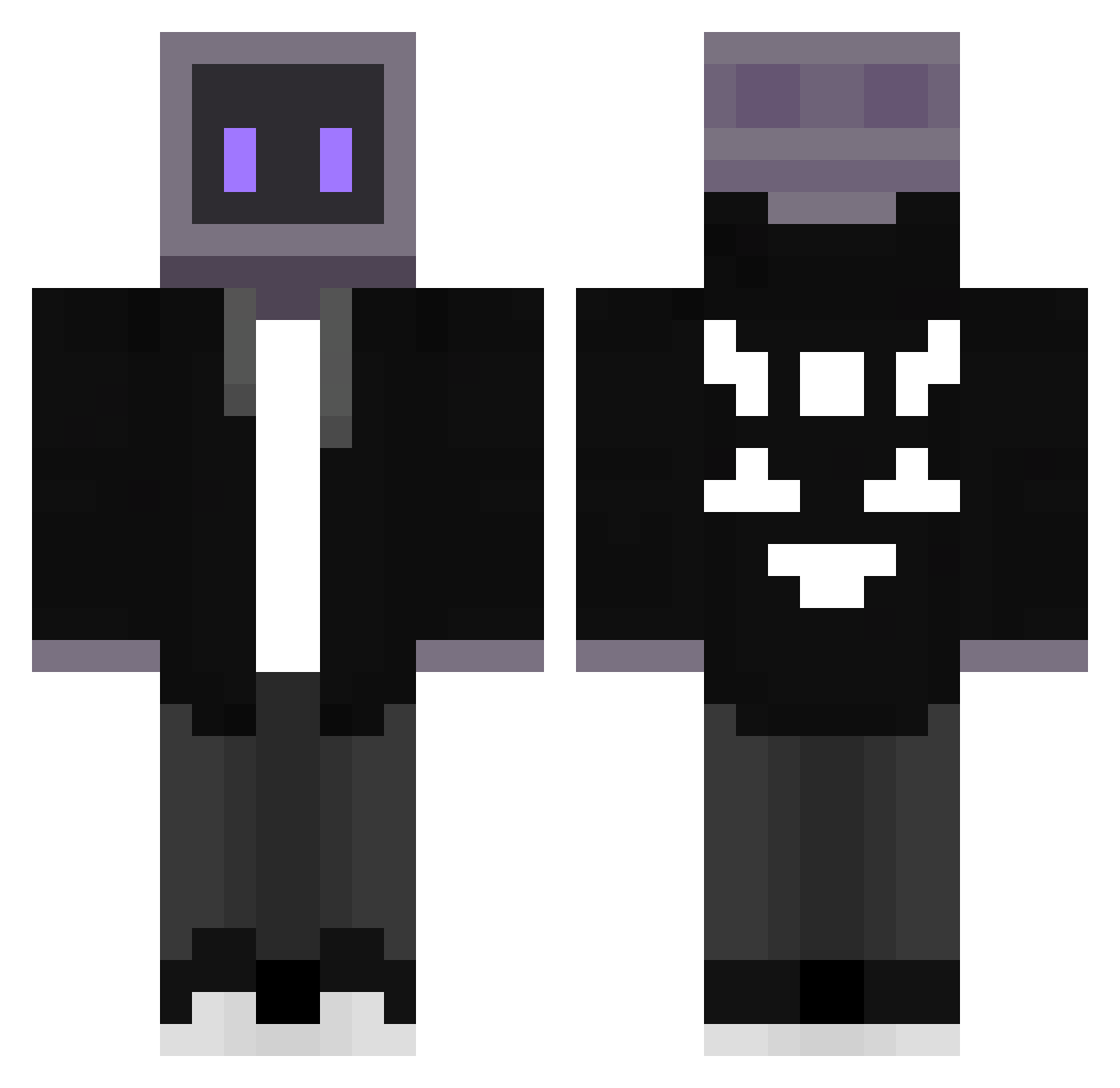 Someone_JPG Minecraft skin, front and back view
