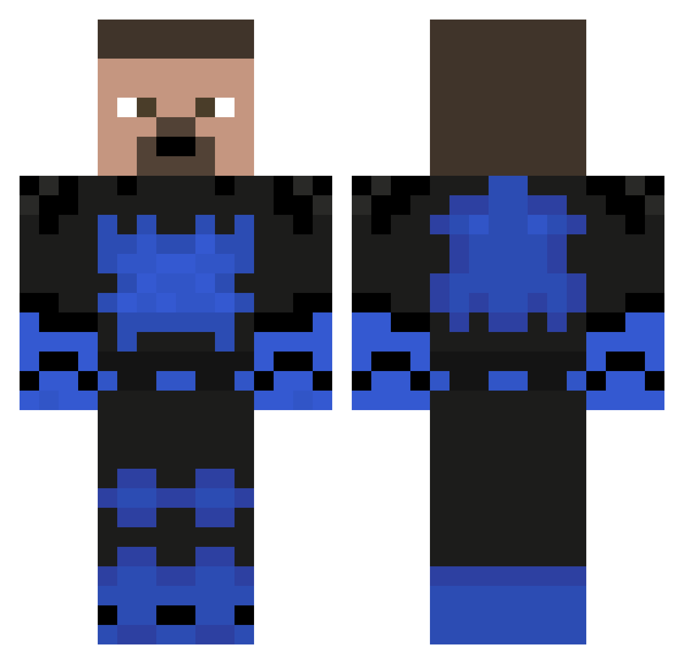 YerDahSellsAvon Minecraft skin, front and back view
