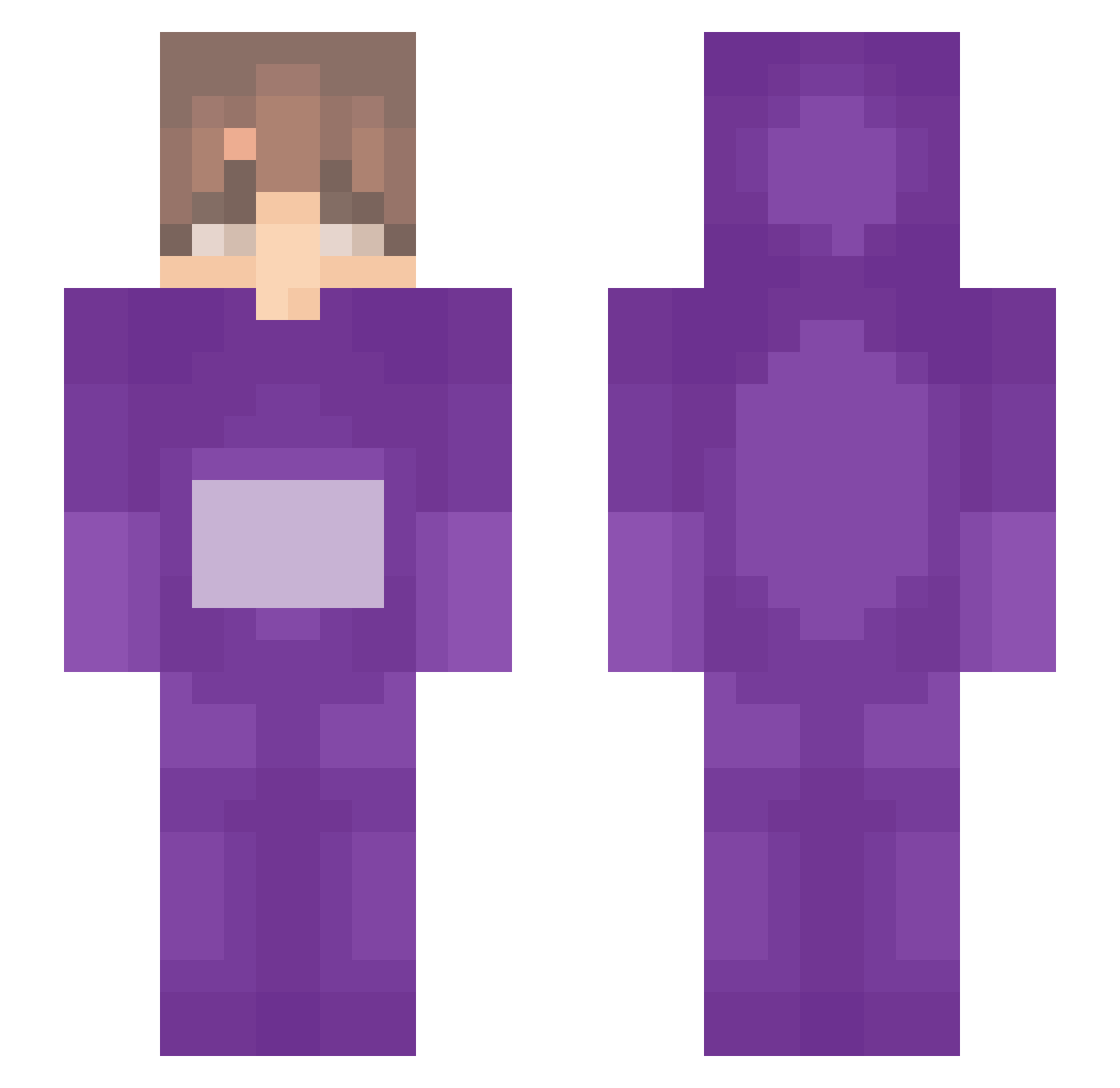 NitroBlade46 Minecraft skin, front and back view
