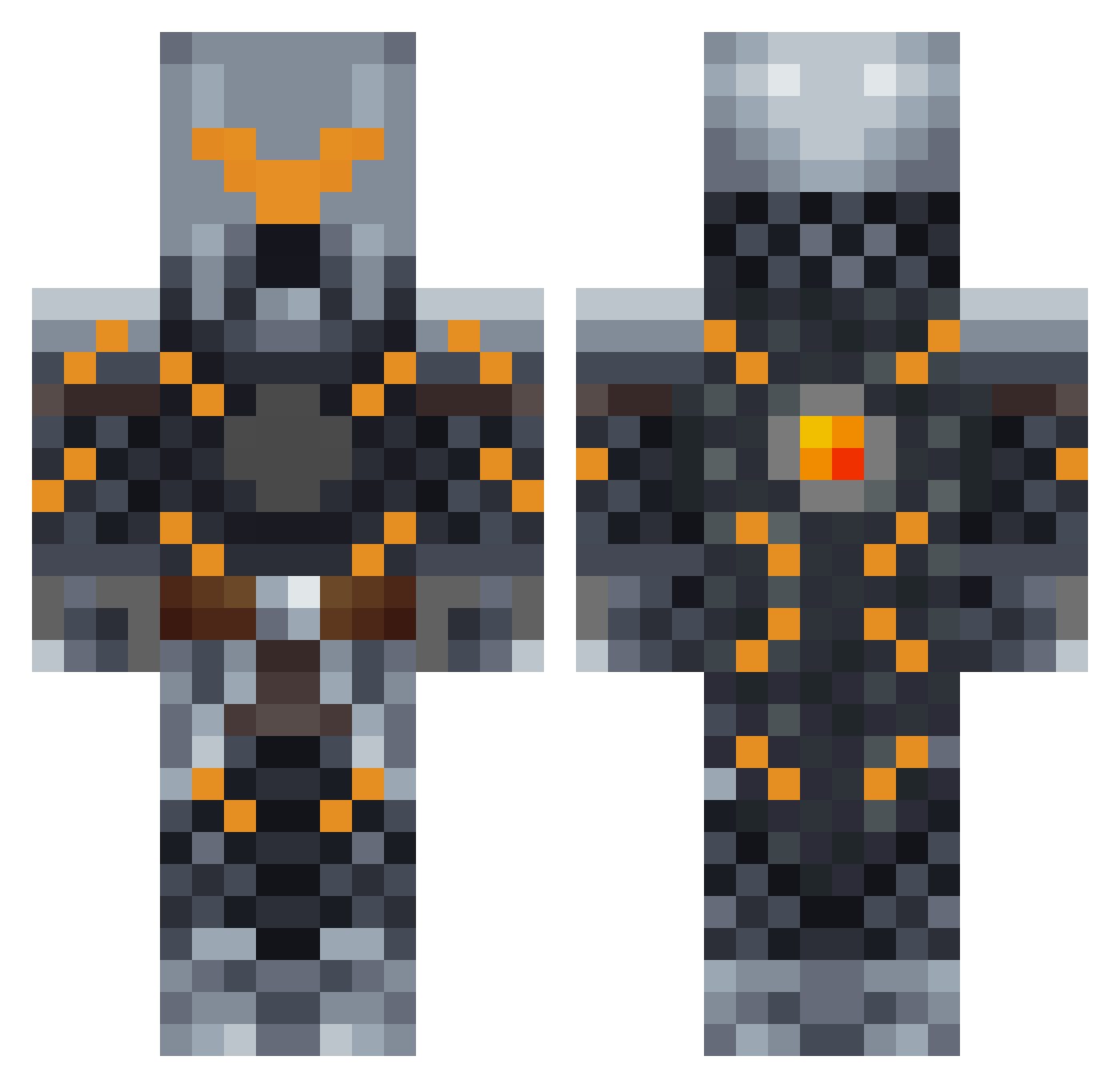 pikapoke2014 Minecraft skin, front and back view