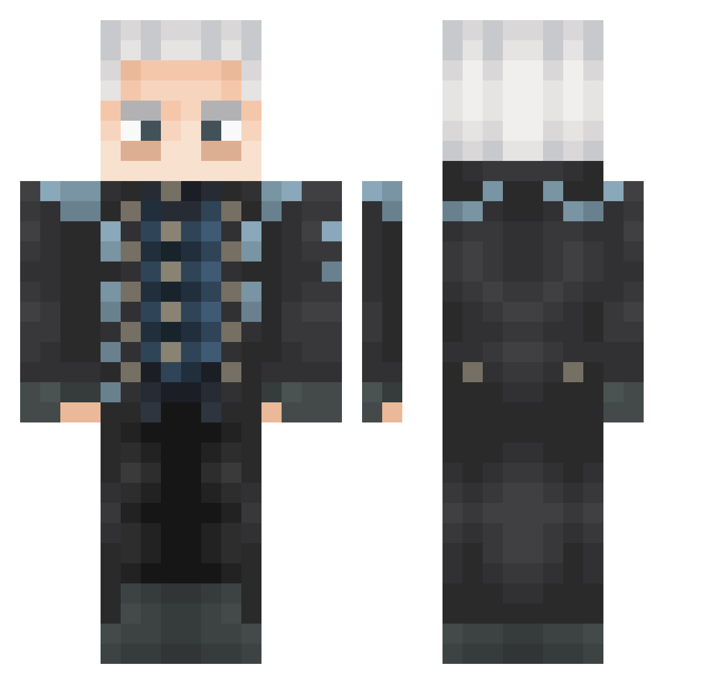 J0HNNY_J0ESTAR45 Minecraft skin, front and back view