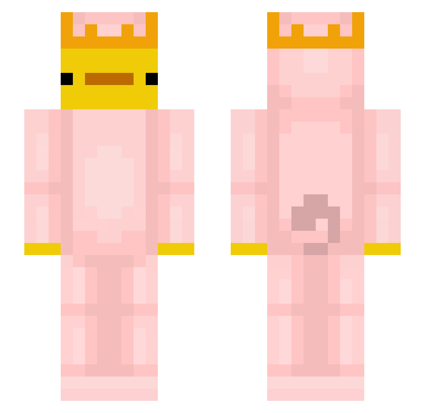 NoXXys_ Minecraft skin, front and back view
