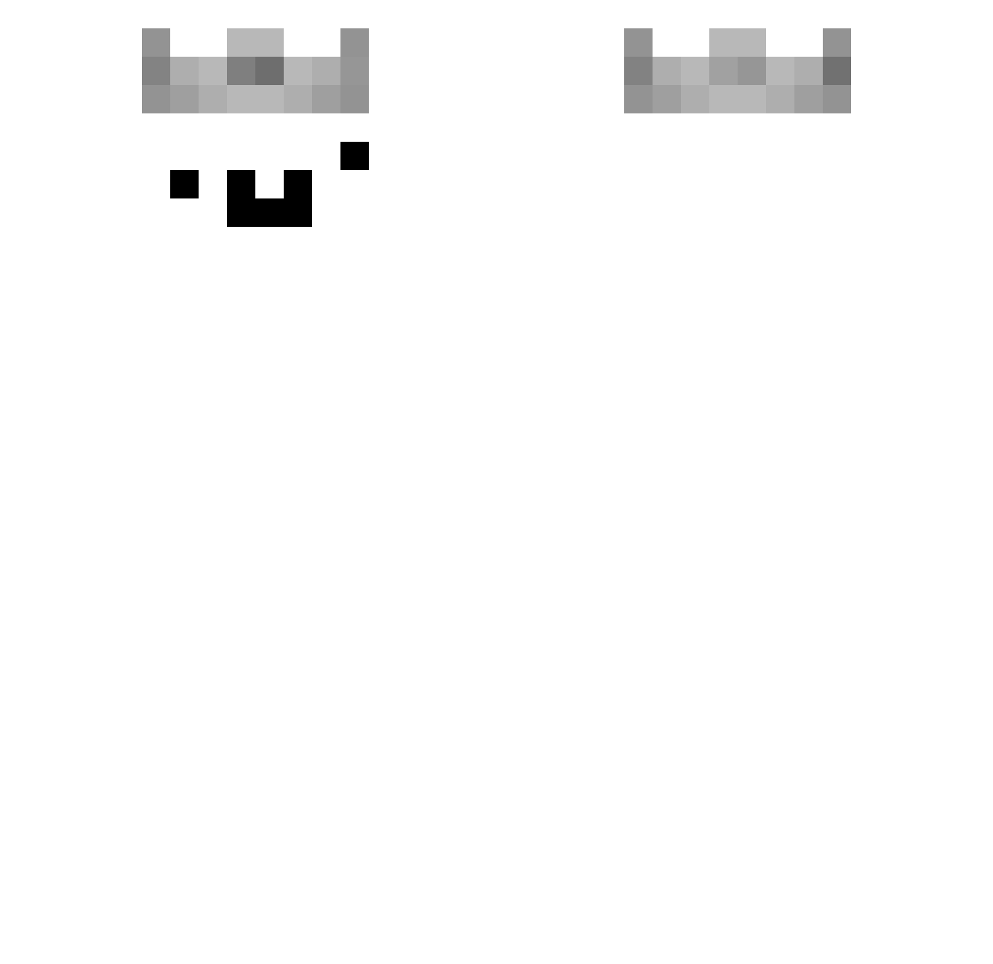 4gtdv Minecraft skin, front and back view