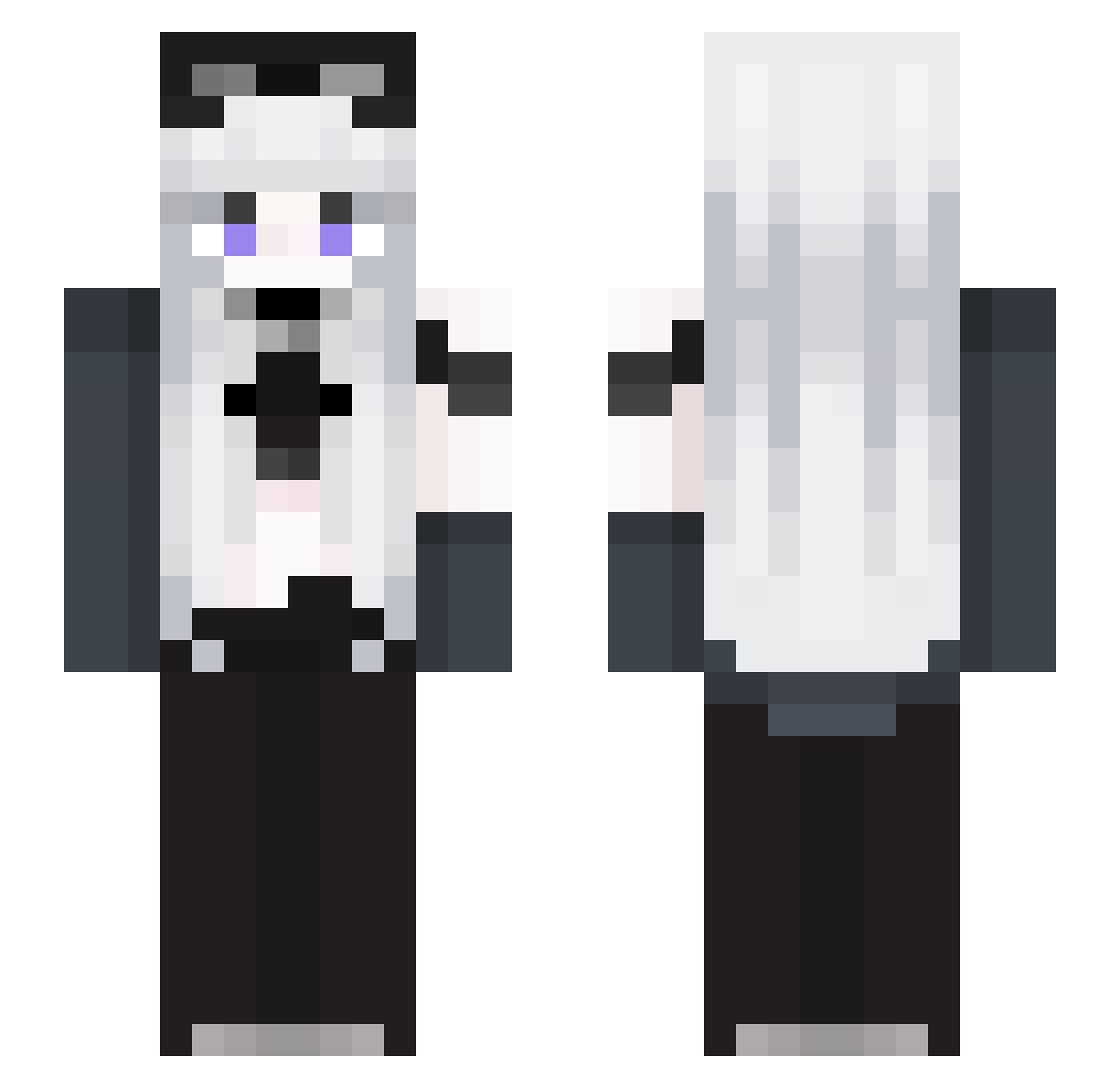 Gabchan0312 Minecraft skin, front and back view