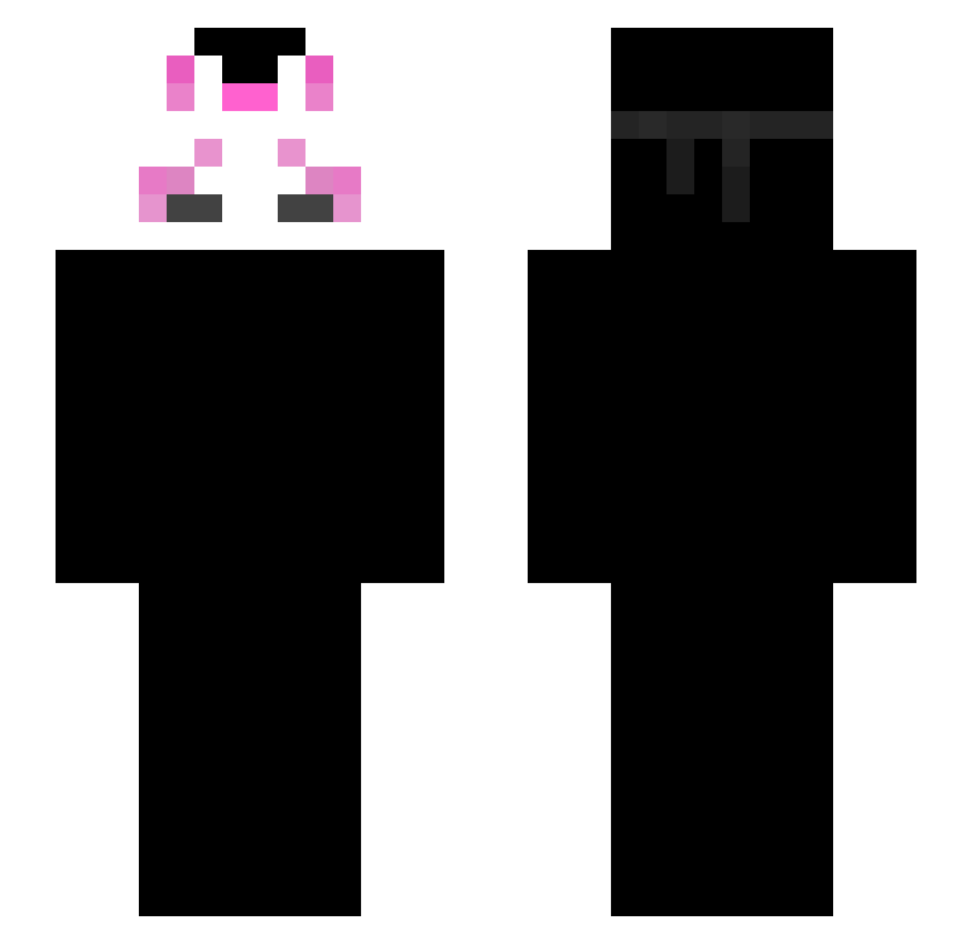 XuanTheBoi Minecraft skin, front and back view