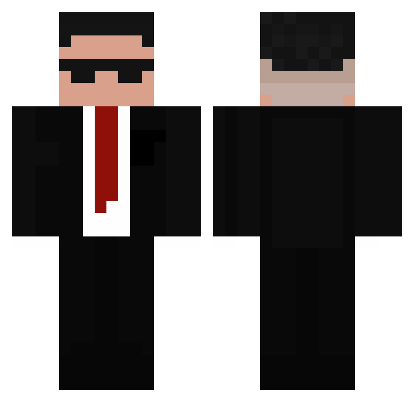 Laureenz_ Minecraft skin, front and back view