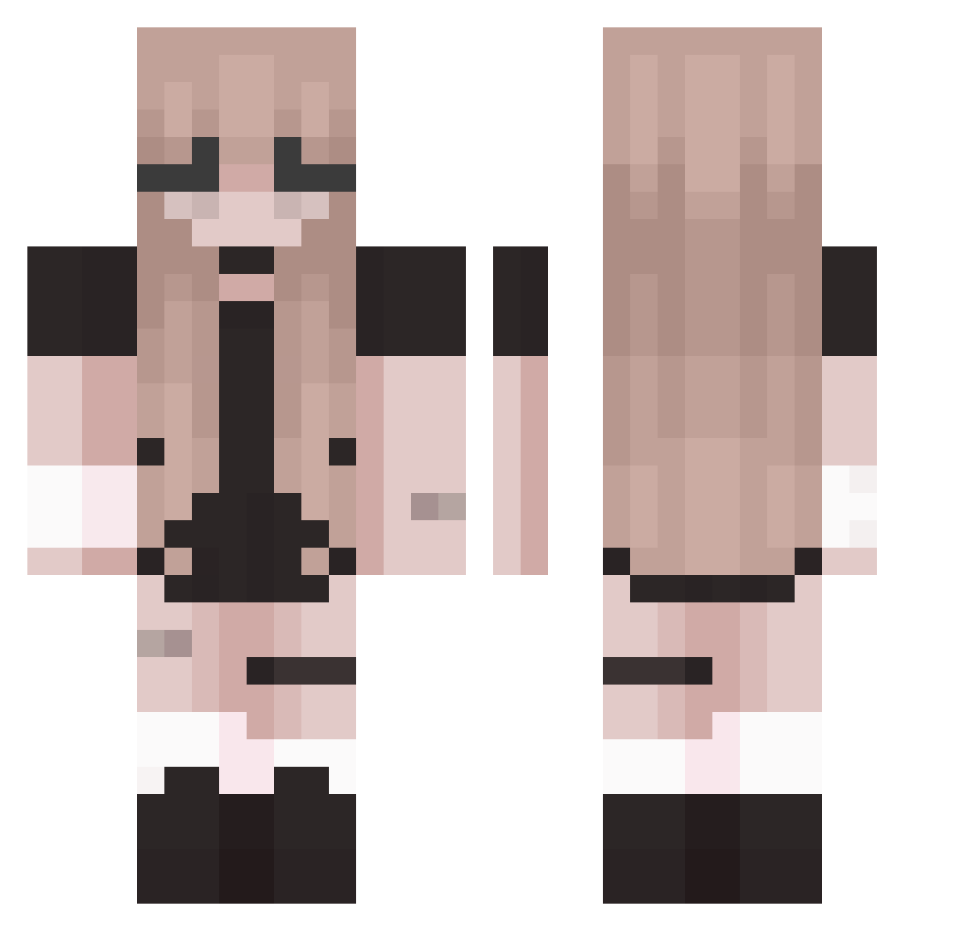 piernik522 Minecraft skin, front and back view