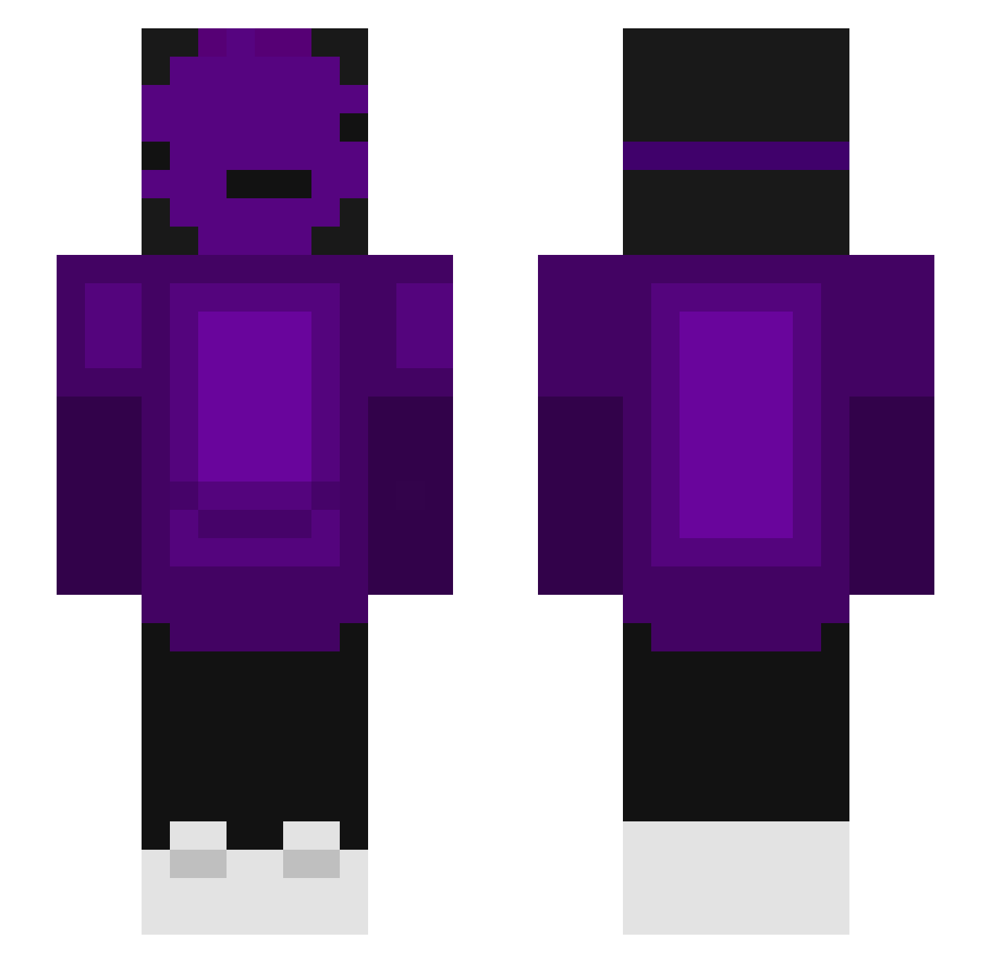 _DareczekQ Minecraft skin, front and back view