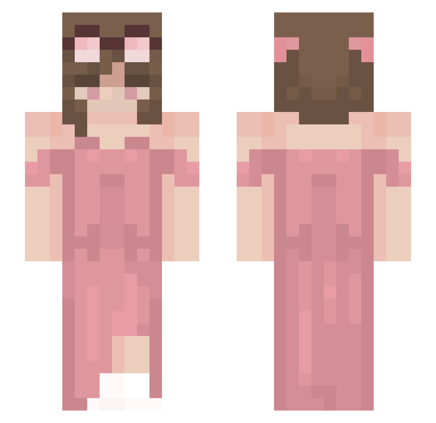 Sky4014 Minecraft skin, front and back view