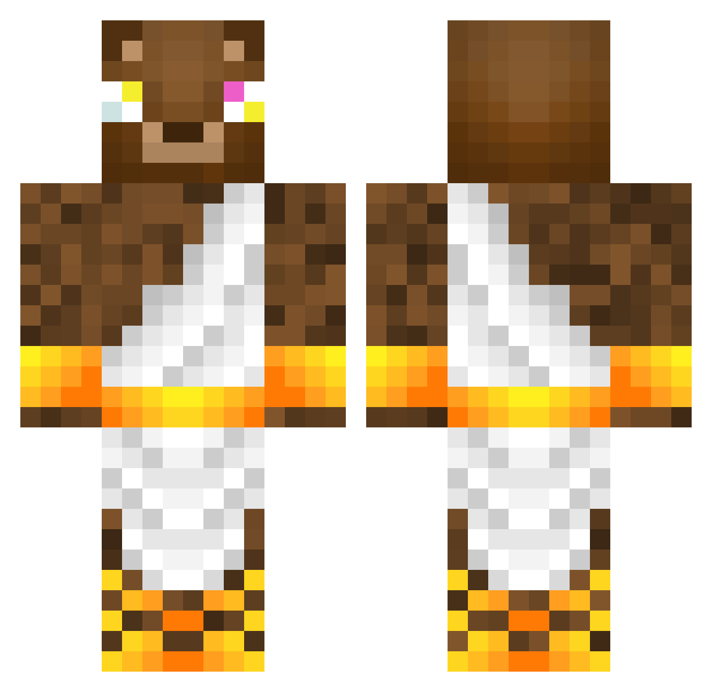 tomtheonlyone Minecraft skin, front and back view