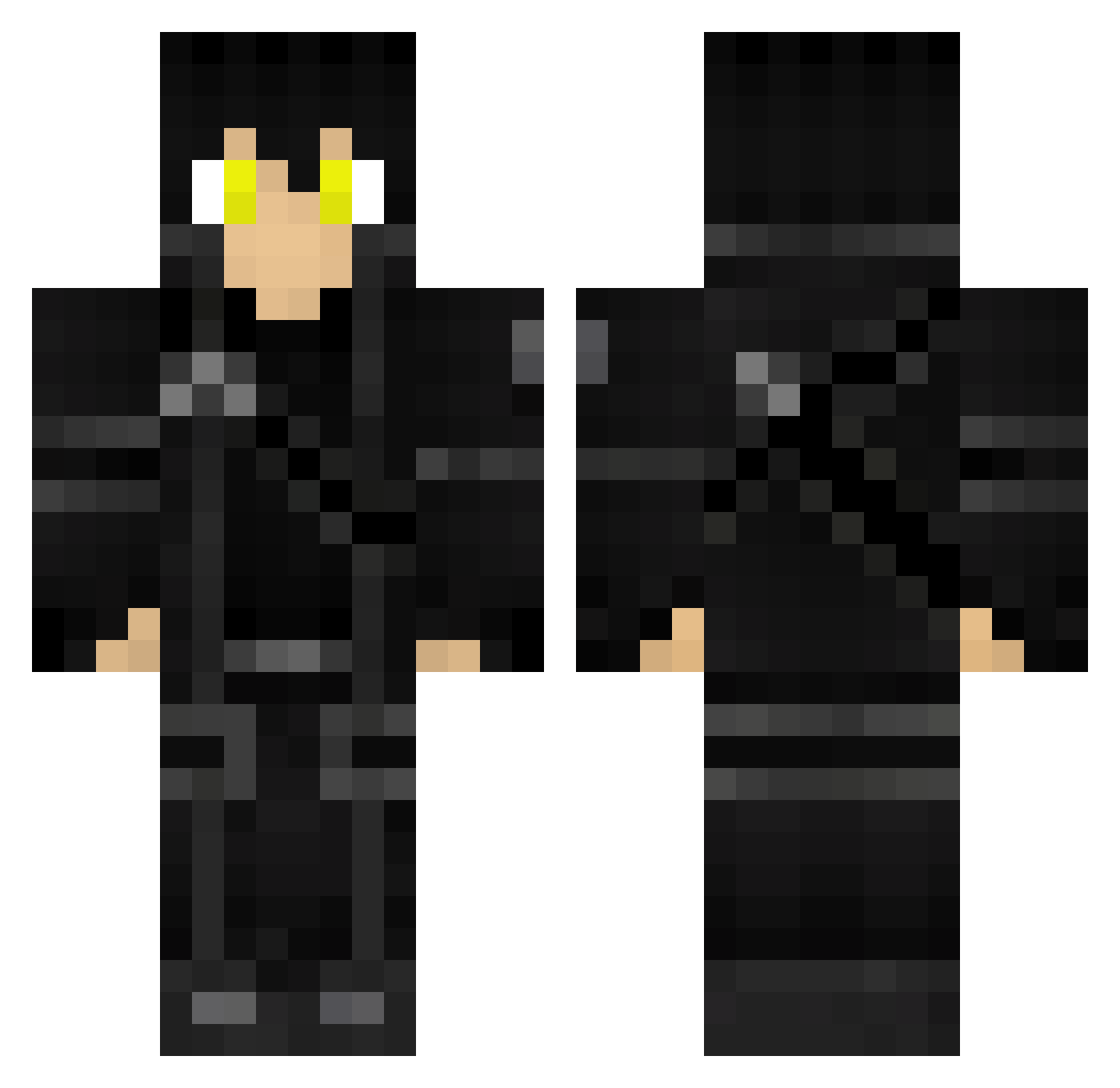 _Desire__ Minecraft skin, front and back view