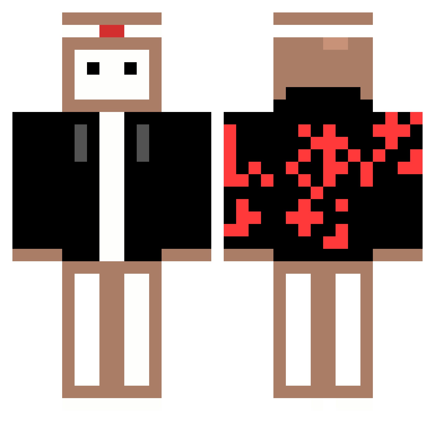 harumaki23 Minecraft skin, front and back view