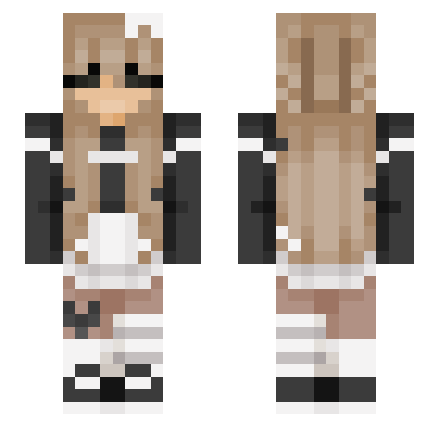 tsr3_0 Minecraft skin, front and back view