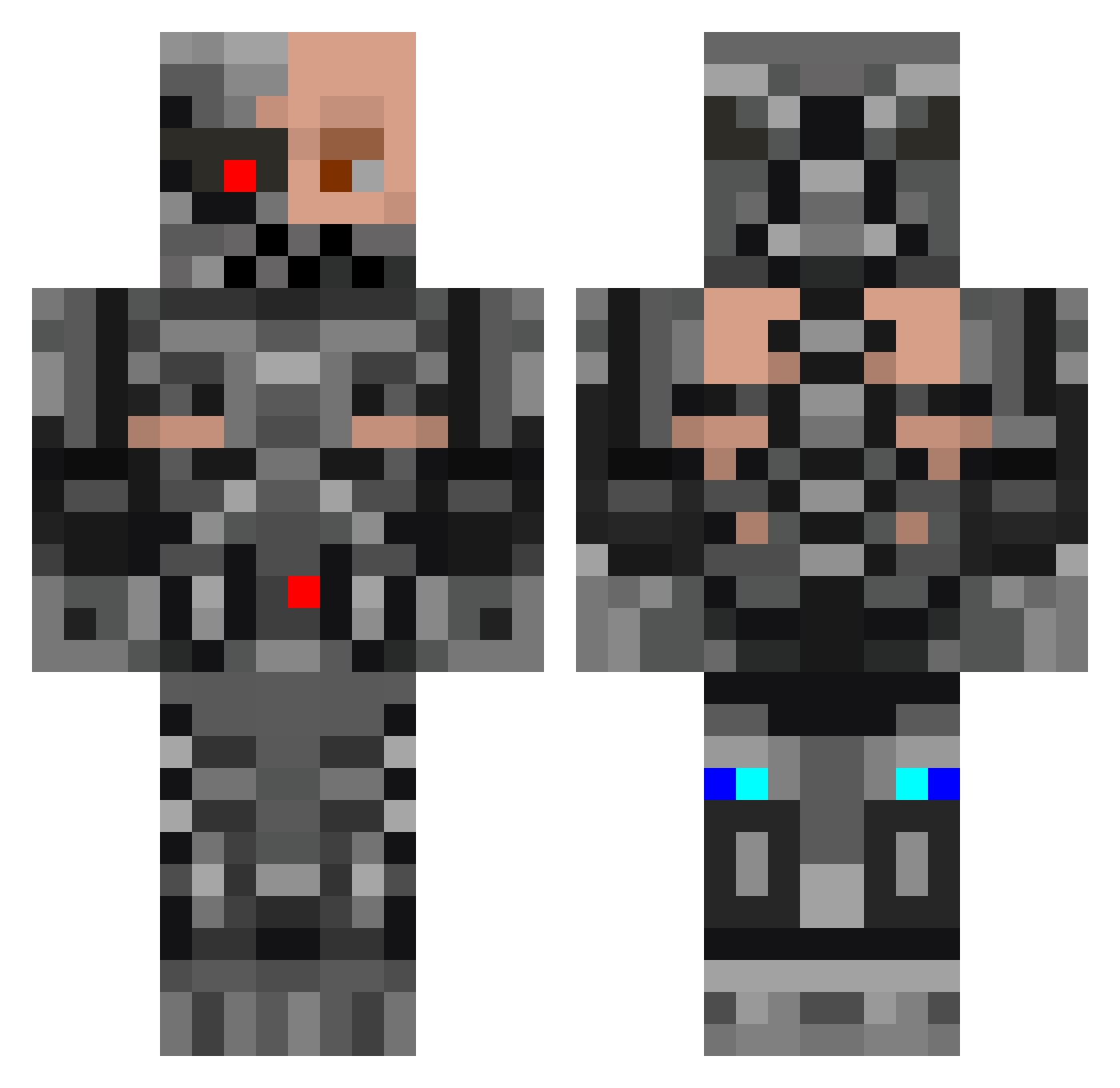 Captain_Rex_207 Minecraft skin, front and back view