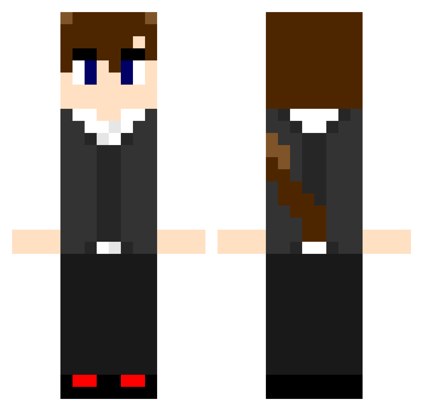 mystery0906 Minecraft skin, front and back view