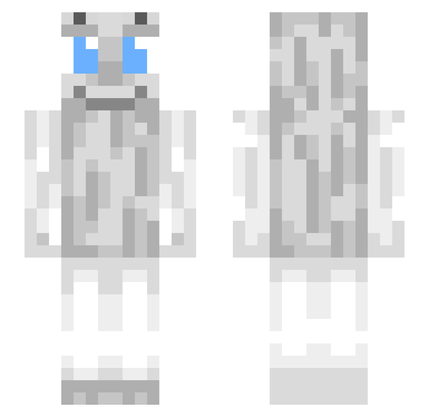 Arthurjabuticaba Minecraft skin, front and back view
