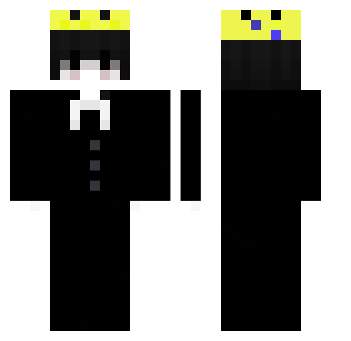 ConsularLotus28 Minecraft skin, front and back view