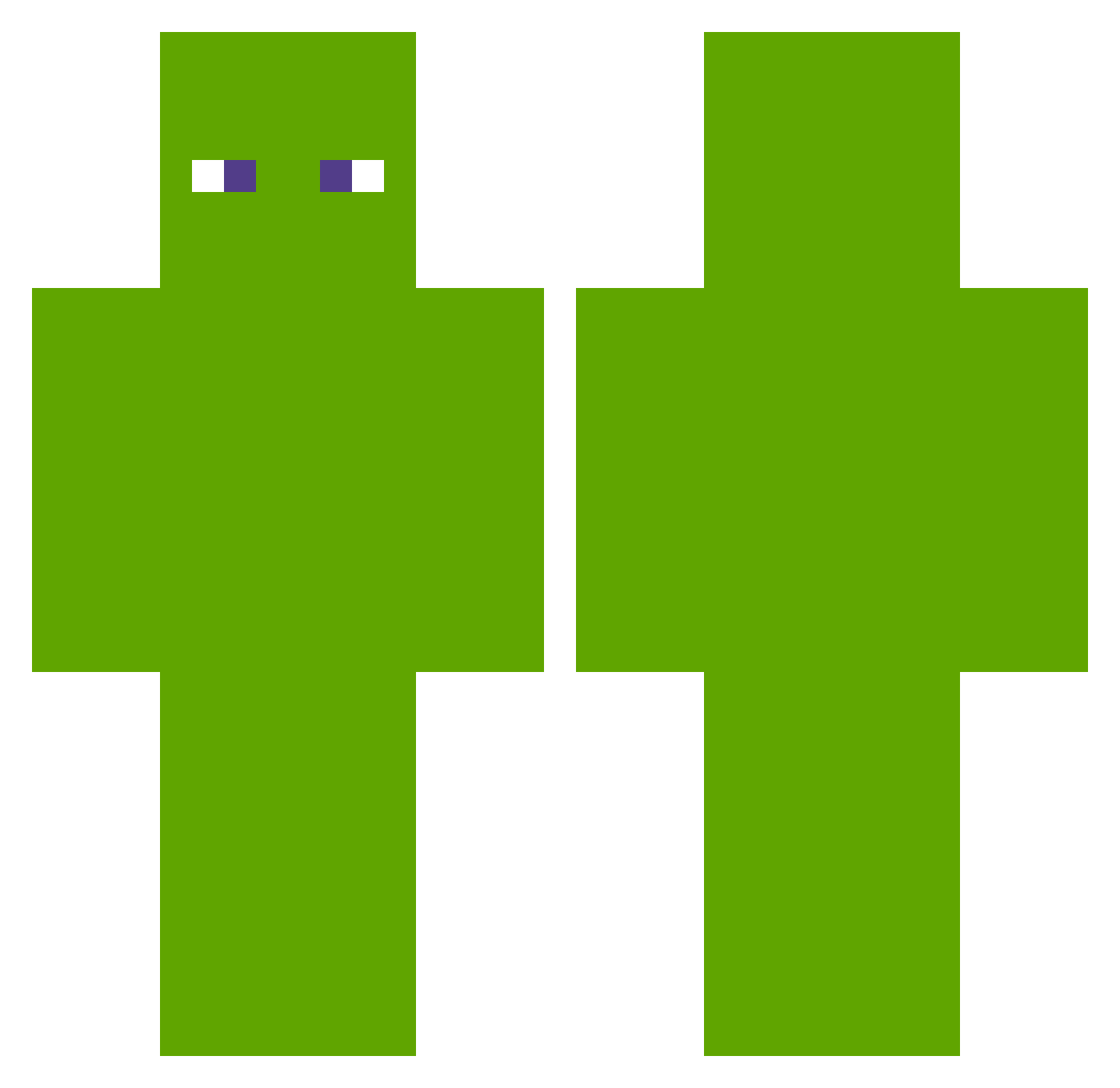 joooooooooom Minecraft skin, front and back view