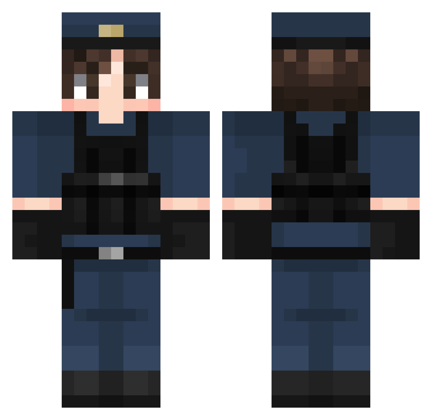 Froled_ Minecraft skin, front and back view