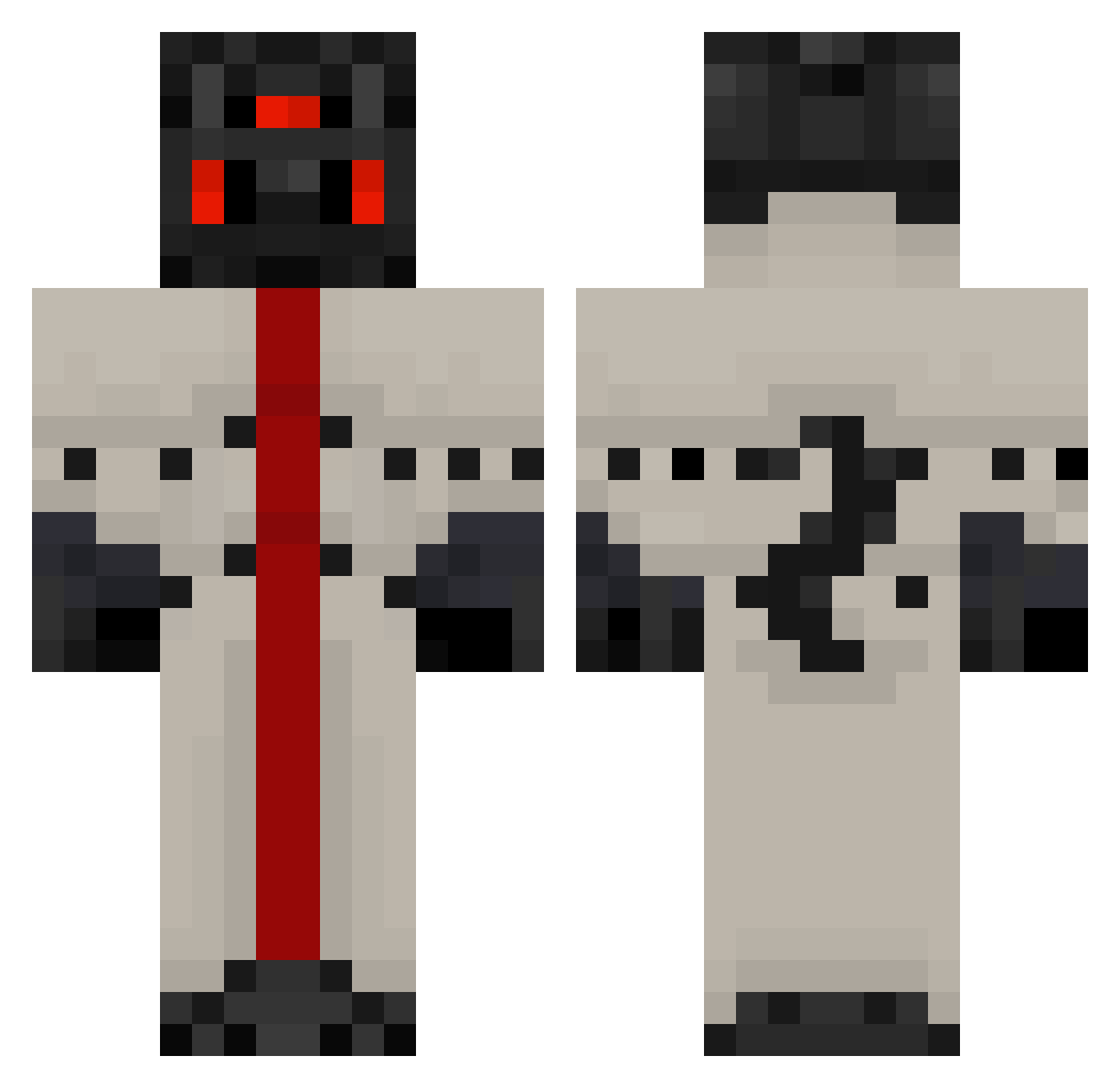 StounyxTyranax Minecraft skin, front and back view