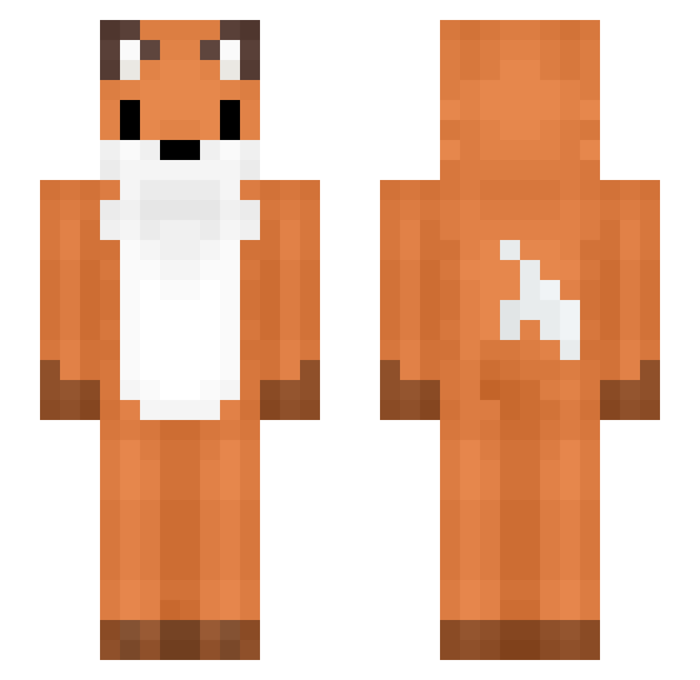 yeziqiu Minecraft skin, front and back view