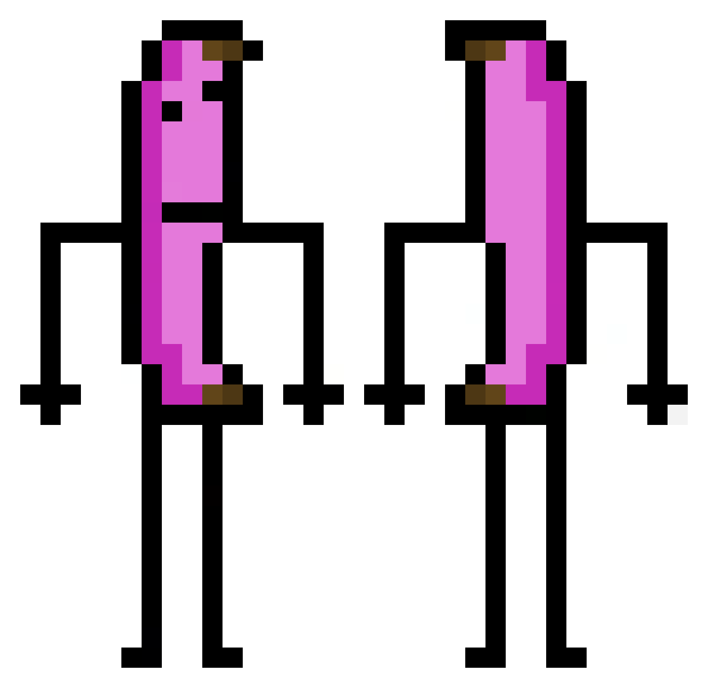 Zmanguf3 Minecraft skin, front and back view