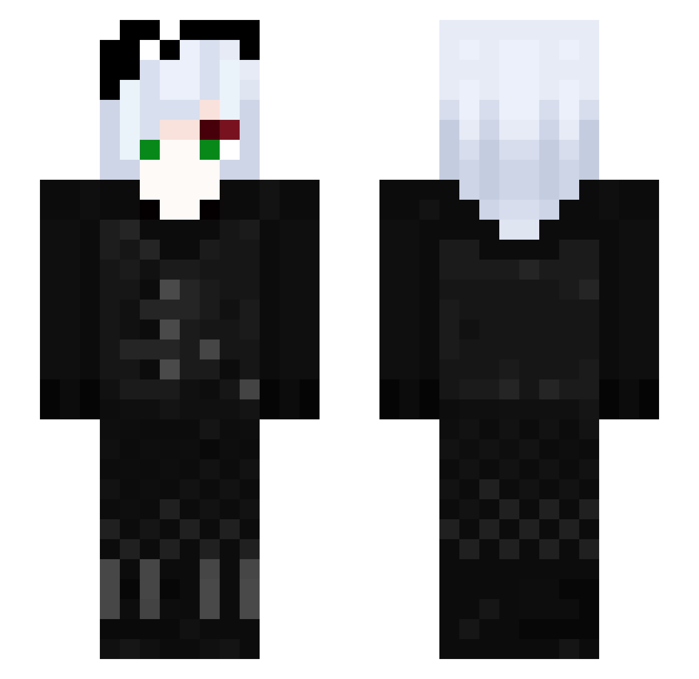 PinkiePieL0ver Minecraft skin, front and back view